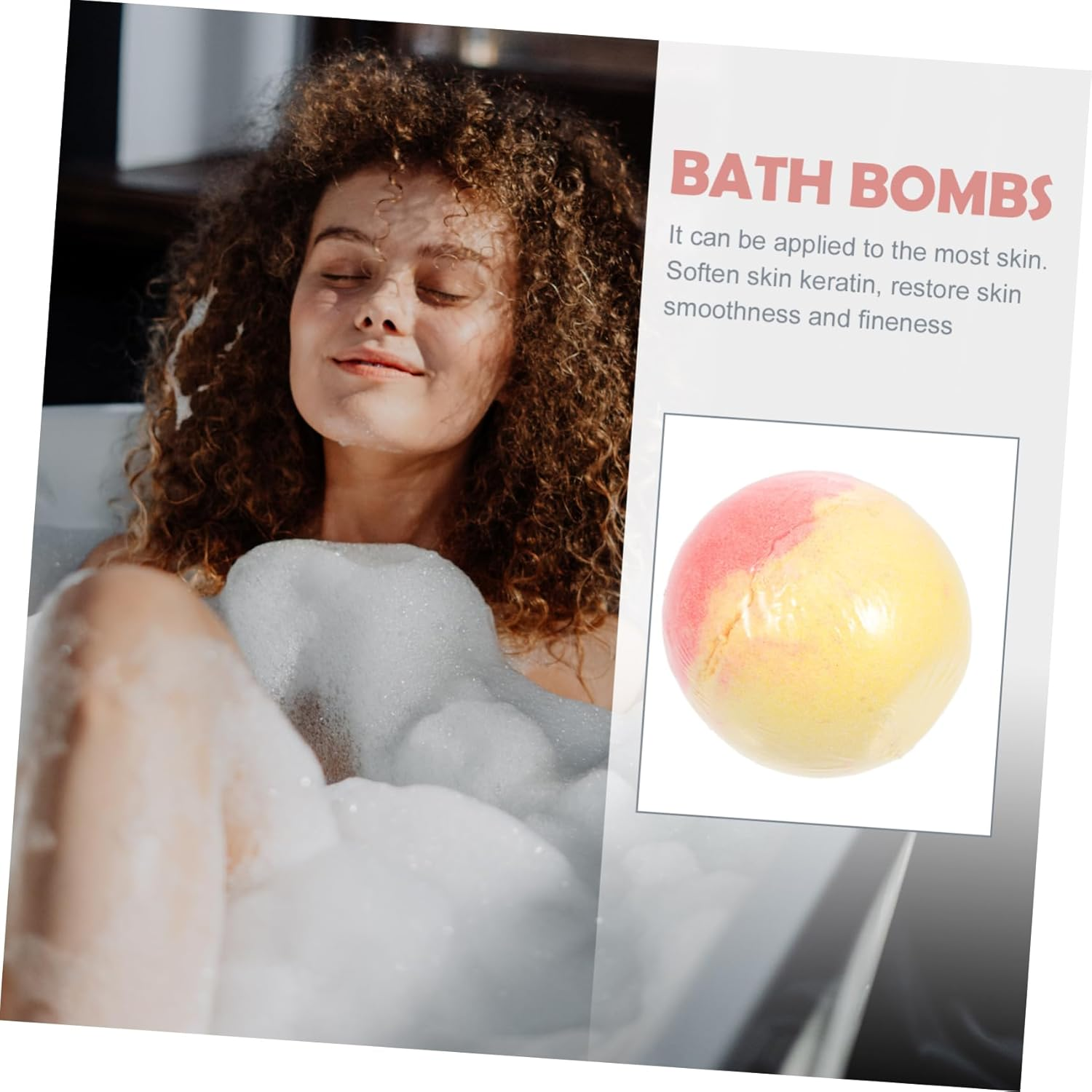 HONITANO Sea Salt Bath Ball for Fragrant Experience for Relaxation and Skin Nourishment