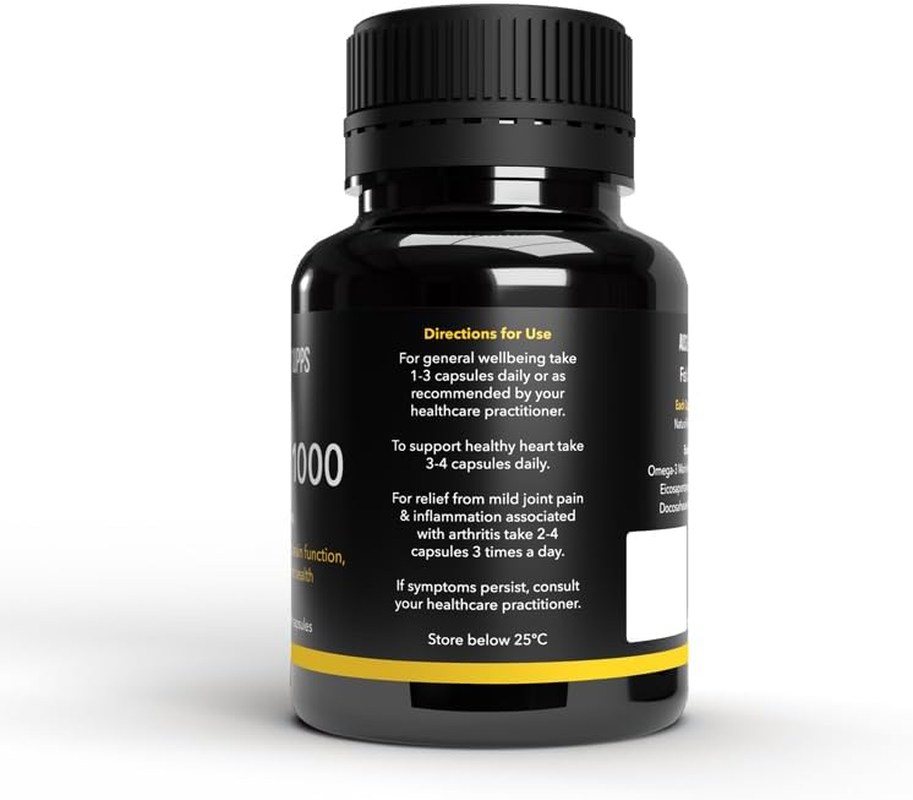 Fish Oil 1000 &ndash; Supports Heart, Eye, Brain, and Joint Health with Natural Fish Oil, Omega-3 Marine Triglycerides, Eicosapentaenoic Acid (EPA), Docosahexaenoic Acid (DHA) (30 Capsules) image number 2