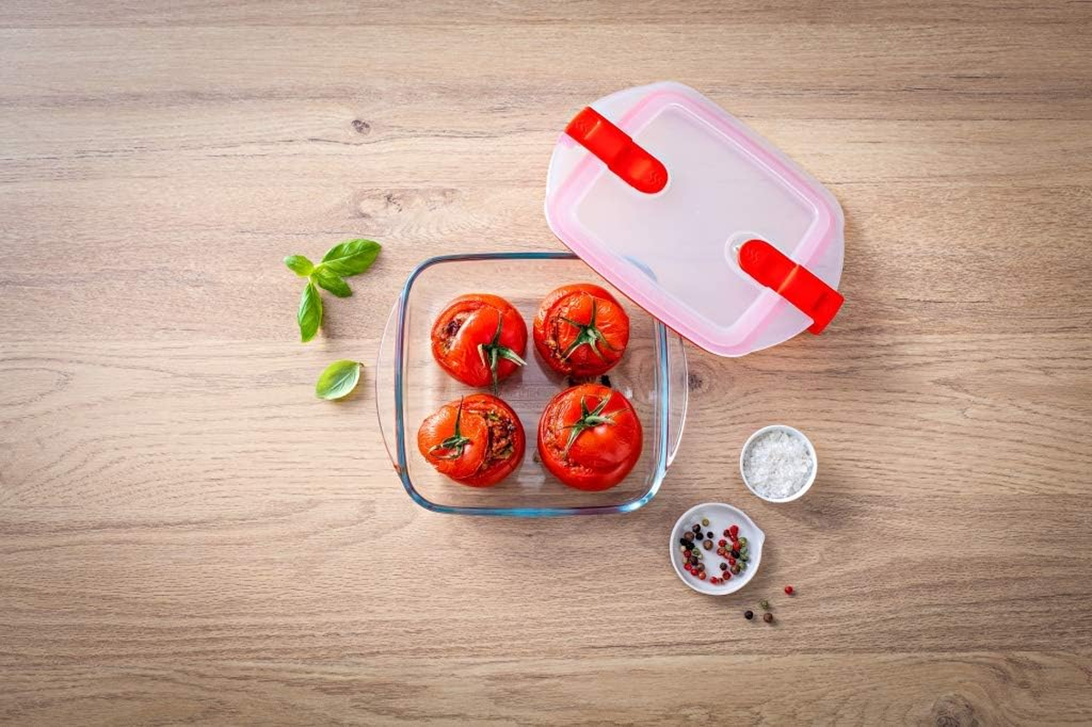 Pyrex 212PH00 Microwavable Glass Storage Container, Clear image number 6