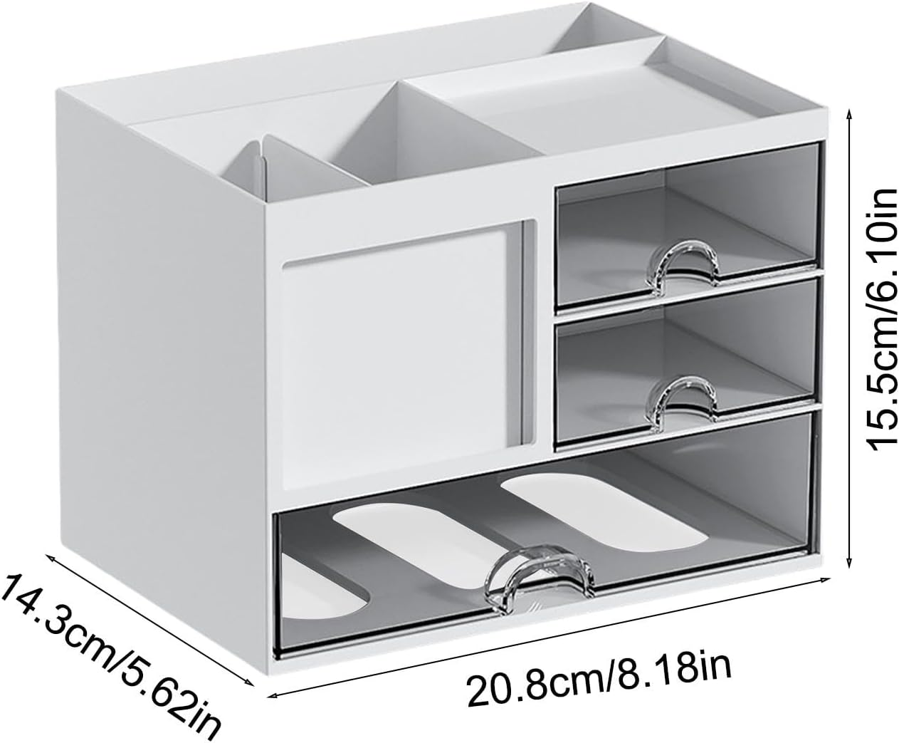 Desk Organizer - Office Stationary Organizer, Desk Supplies Holder | Multifunction Desk Organizer, Table Storage Box, Pencil Holder Organizer