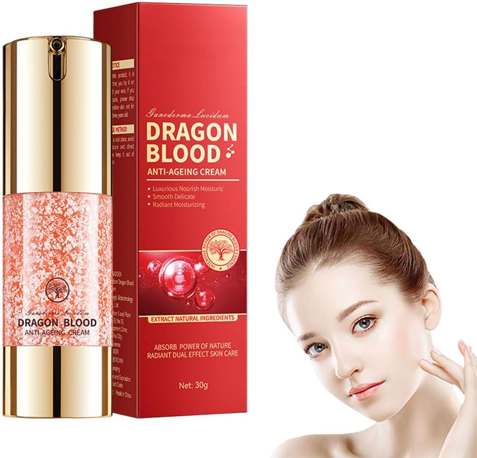 Dragon Blood Cream, Anti-Wrinkle Gel, Firming and Moisturizing Essence, Hydrating Film, Dragon Blood Skincare (Serum, 30Ml)