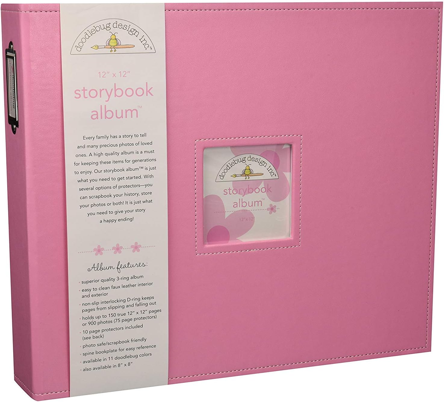 Doodlebug 5723 Storybook Album 12"X12"-Lilac - Lilac image number 2