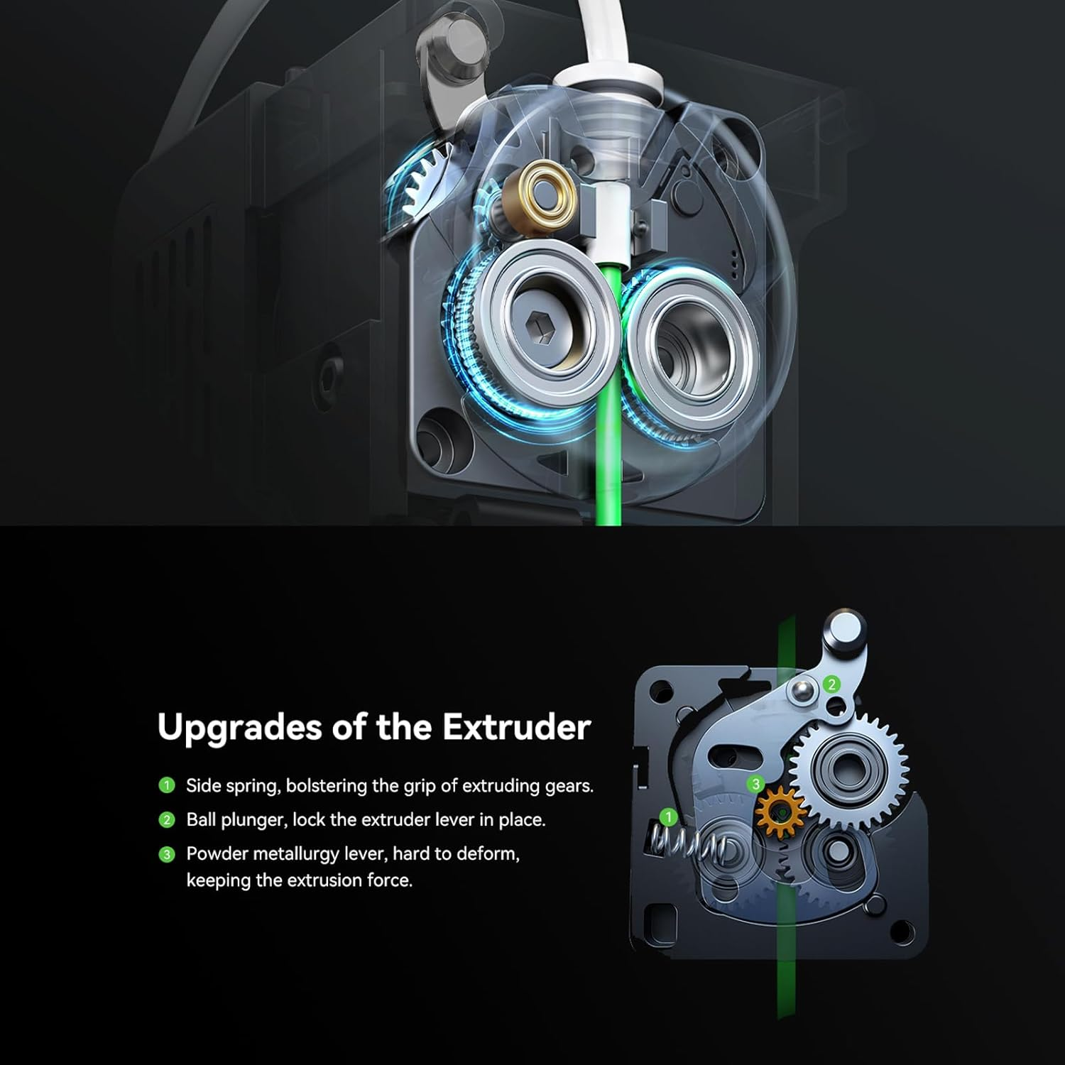 Creality Ender 3 V3 3D Printer, Ender-3 V2 Upgrade with Core XZ for 600Mm/S Printing Speed Direct Extrusion Tri-Metal Nozzle Auto Calibration Two Instant Cooling Fans image number 1