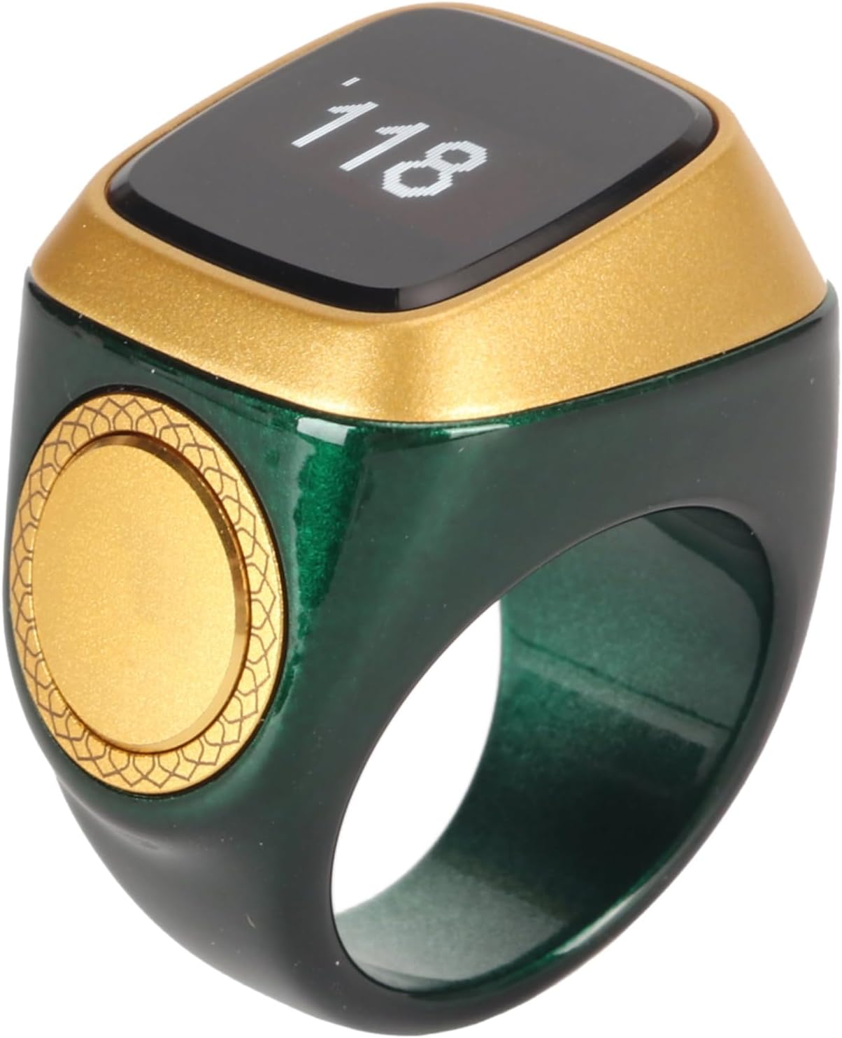 Digital Finger Counter Handheld Counter Clicker Pitch Counter for Accurate Tracking When Training, Knitting, Fishing, and Rowing, Beeps at Each Count of 33, 66, 99 or (Green)