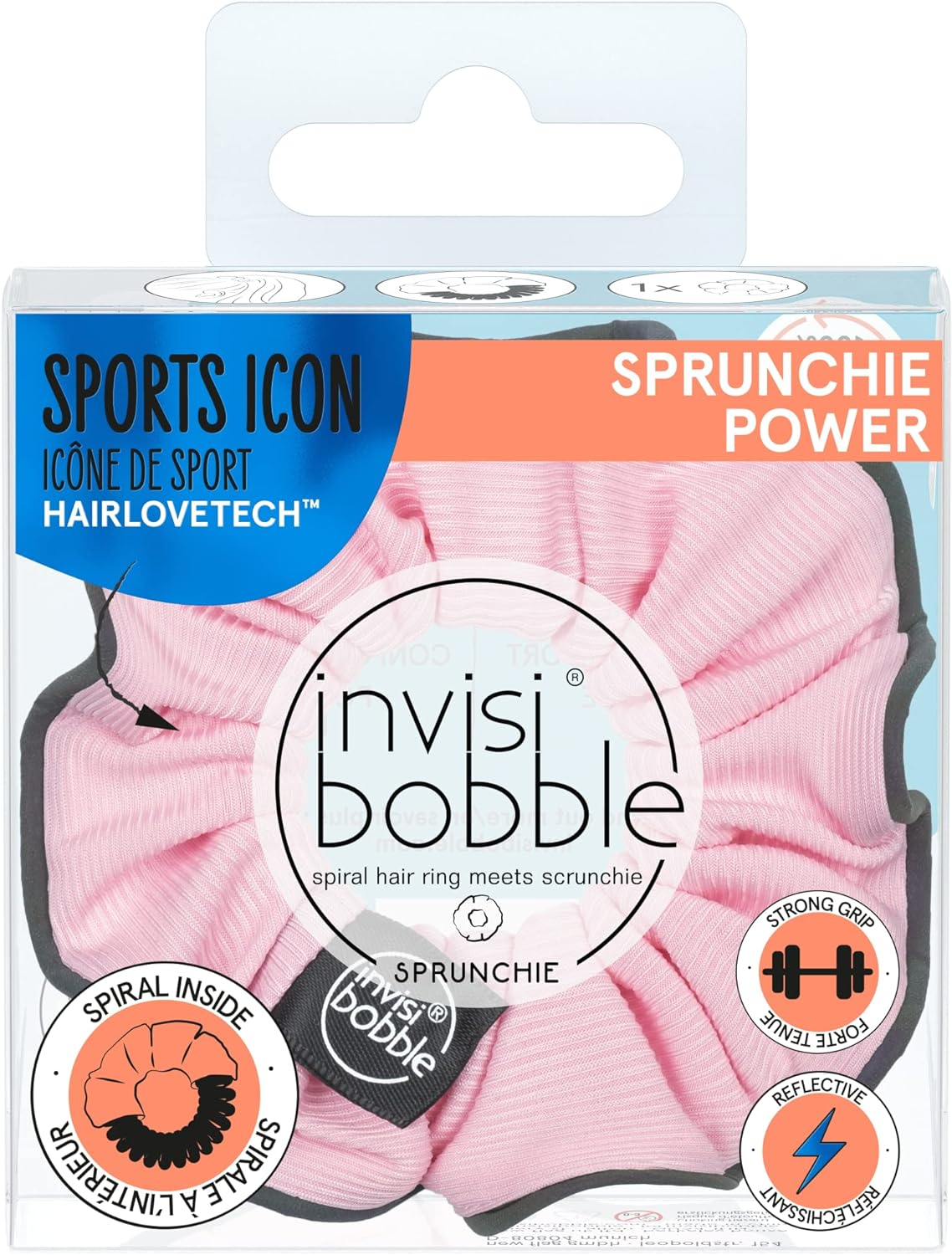 Invisibobble Hair Scrunchie Power Black Panther, Hair Bobbles Strong Hold for Sports, Scrunchies Grey Black, Designed in the Heart of Munich image number 1