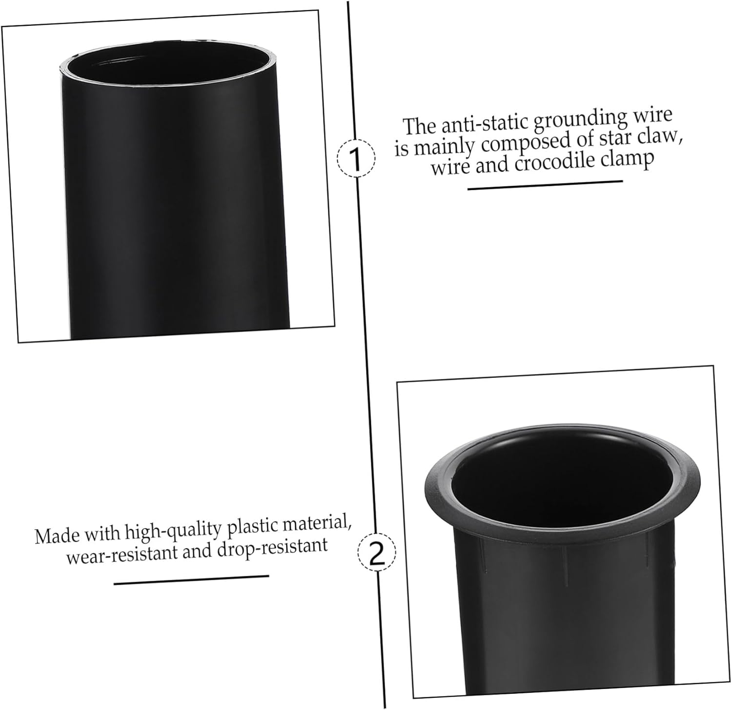 HYTROVE 5Pcs Plastic Subwoofer Port Tube Bass Reflex Speaker Hole Replacement Speaker Supply 60X110Mm for Woofer Box Audio Accessories Home Theater Parts image number 3