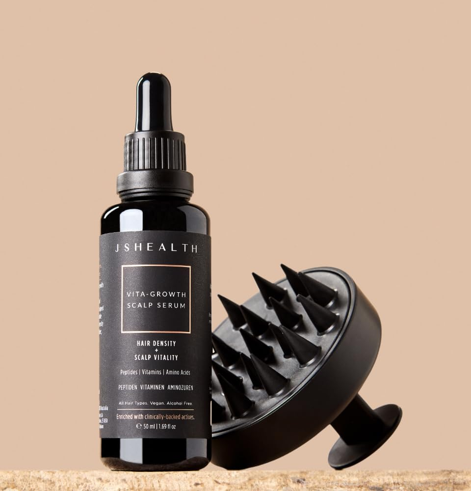 Jshealth Vitamins Vita-Growth Scalp Serum | Hair Growth Serum for Scalp Health | Reduces Hair Loss | Increases Hair Density | Rebalances Scalp Microbiome | 50 Ml image number 1