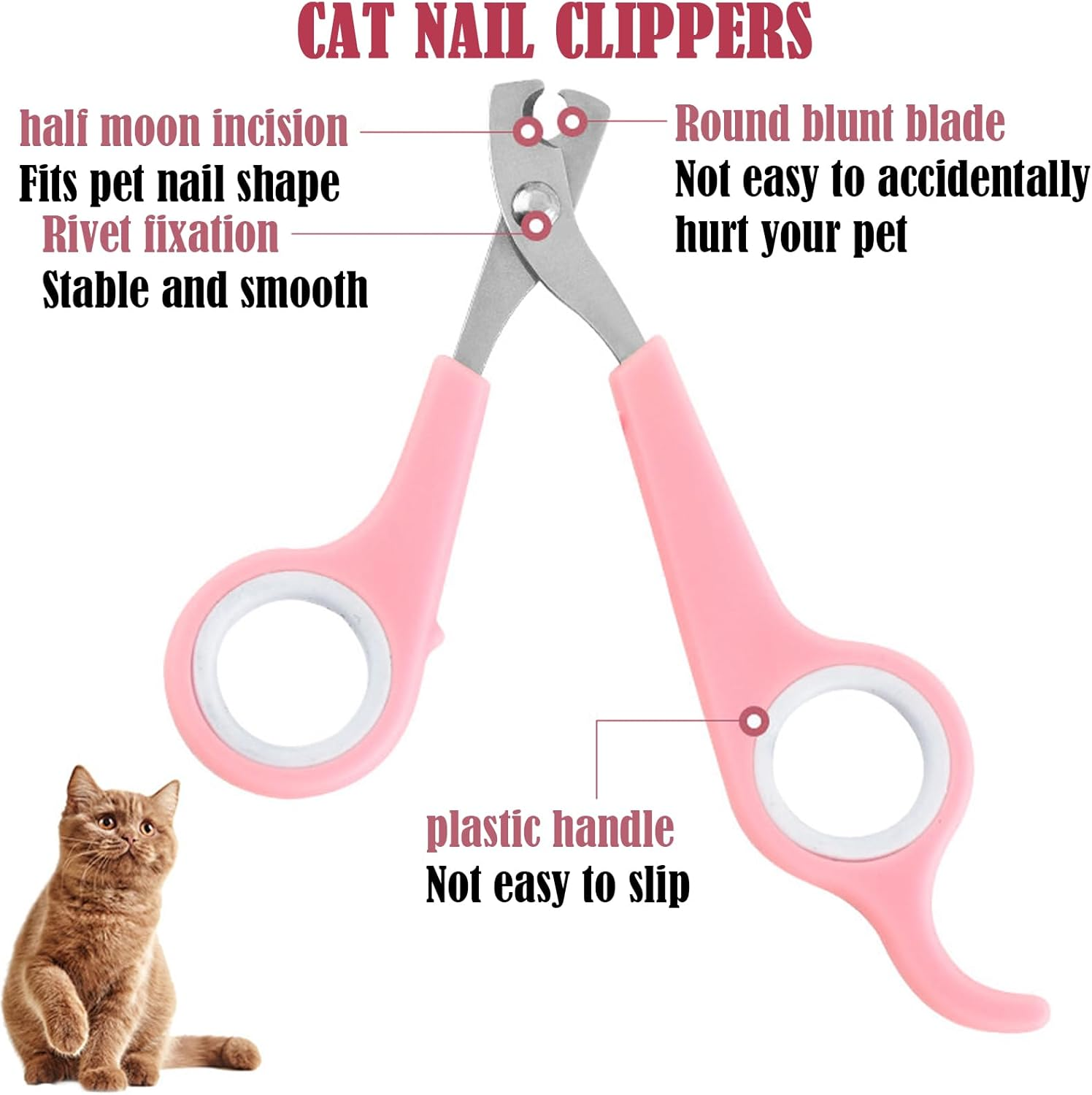 TYXHXTF Cat Harness and Lead Set, Soft Mesh Harness for Cats, Escape Proof Cat Kitten Walking Vest, Adjustable Reflective Strips Vest Harnesses with Collar, for Small Cats Pets(S Pink) image number 5