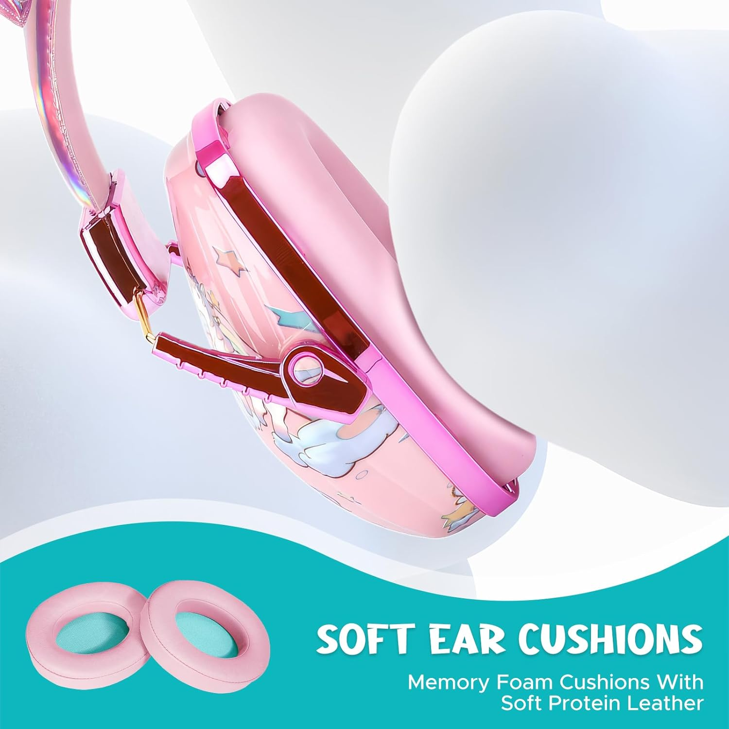 JYPS Kids Ear Defenders Children, Noise Cancelling Headphones Autism, Kids Ear Protection Earmuffs for Boys, Girls, Toddlers Age 2+, Baby Noise Blocking Ear Muffs 3-18 Months image number 2