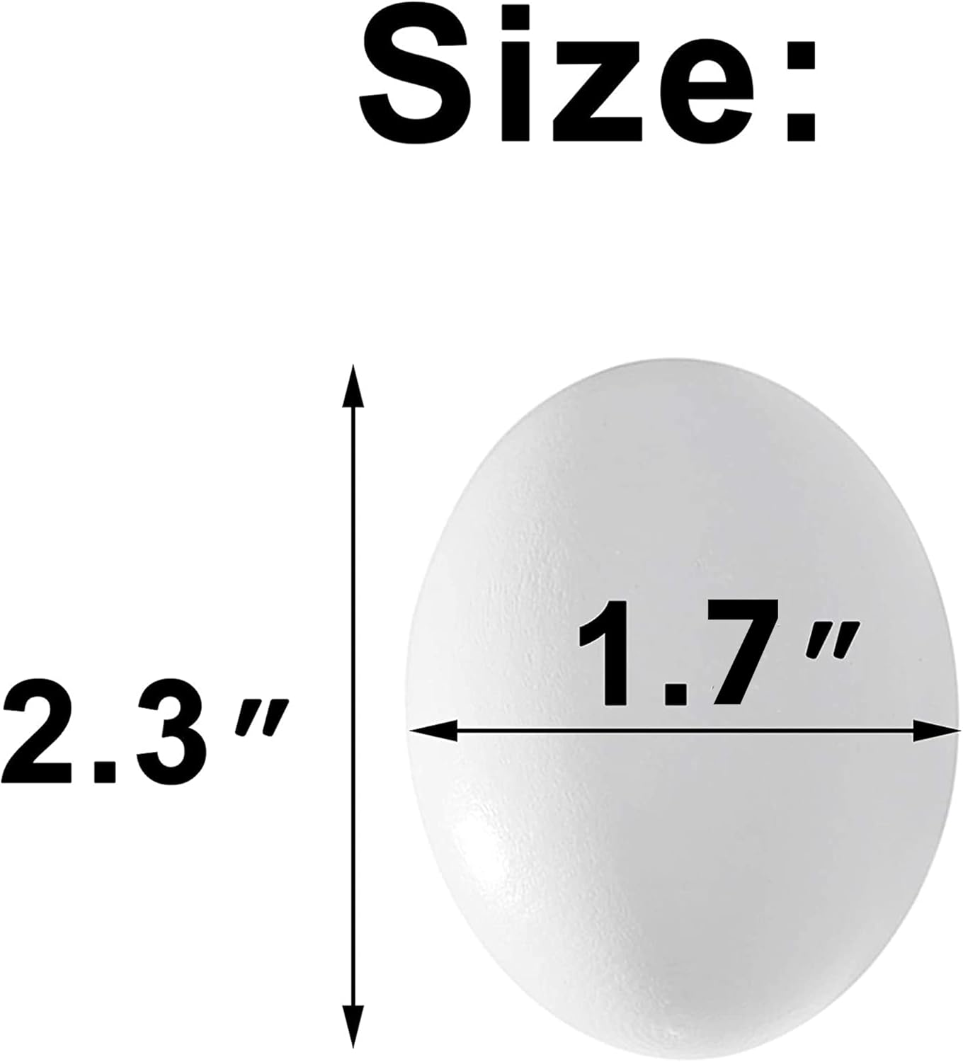 Wooden Eggs 24 Piece -White Color image number 1