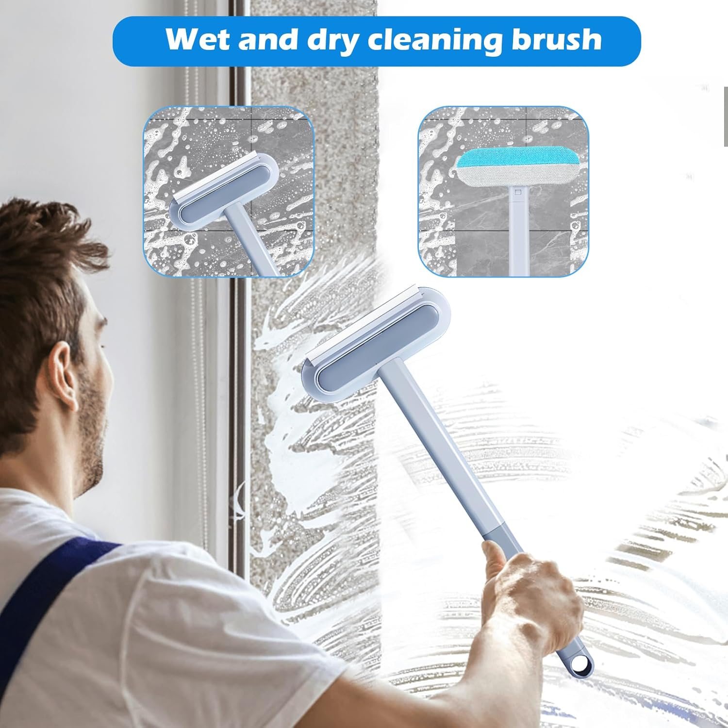 Eukyplace Multifunctional Pet Hair Remover, Reusable Magic Brush Pet Hair, Effective Lint Brush for Dog and Cat Hair - 17.3Inch Fur Removal Tool, Gentle on Couches, Clothes, Carpets, Bedding image number 6