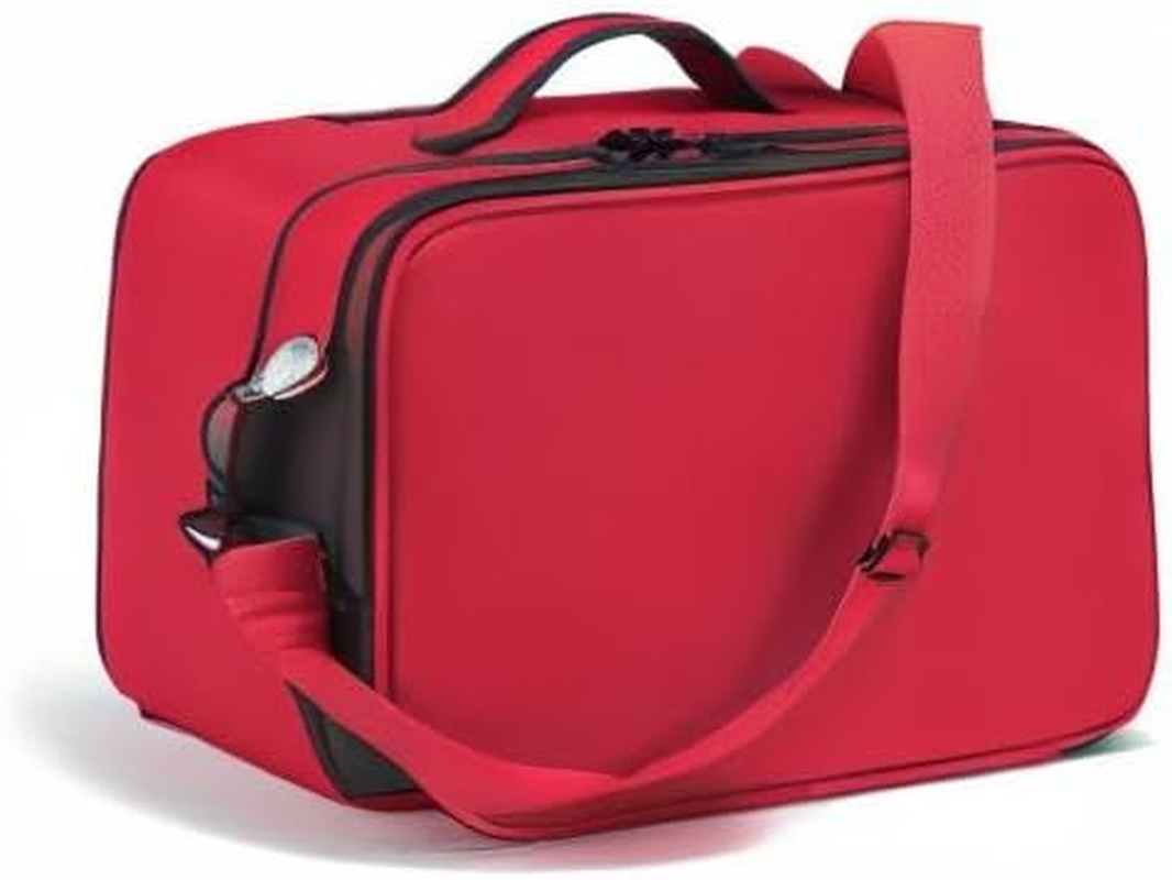 Prym 612836 N&auml;hkoffer Deluxe S Sewing Box, 34 X 24 X 11,5 Cm, Red image number 1