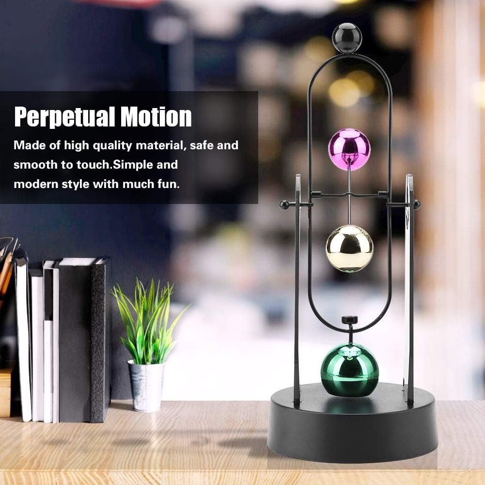 Perpetual Motion Machine, Modern Style Electronic Sculpture, Shake Wiggle Device | Swinging Art Craft | Desk Decoration | Space Decor for Your Friends Family image number 4