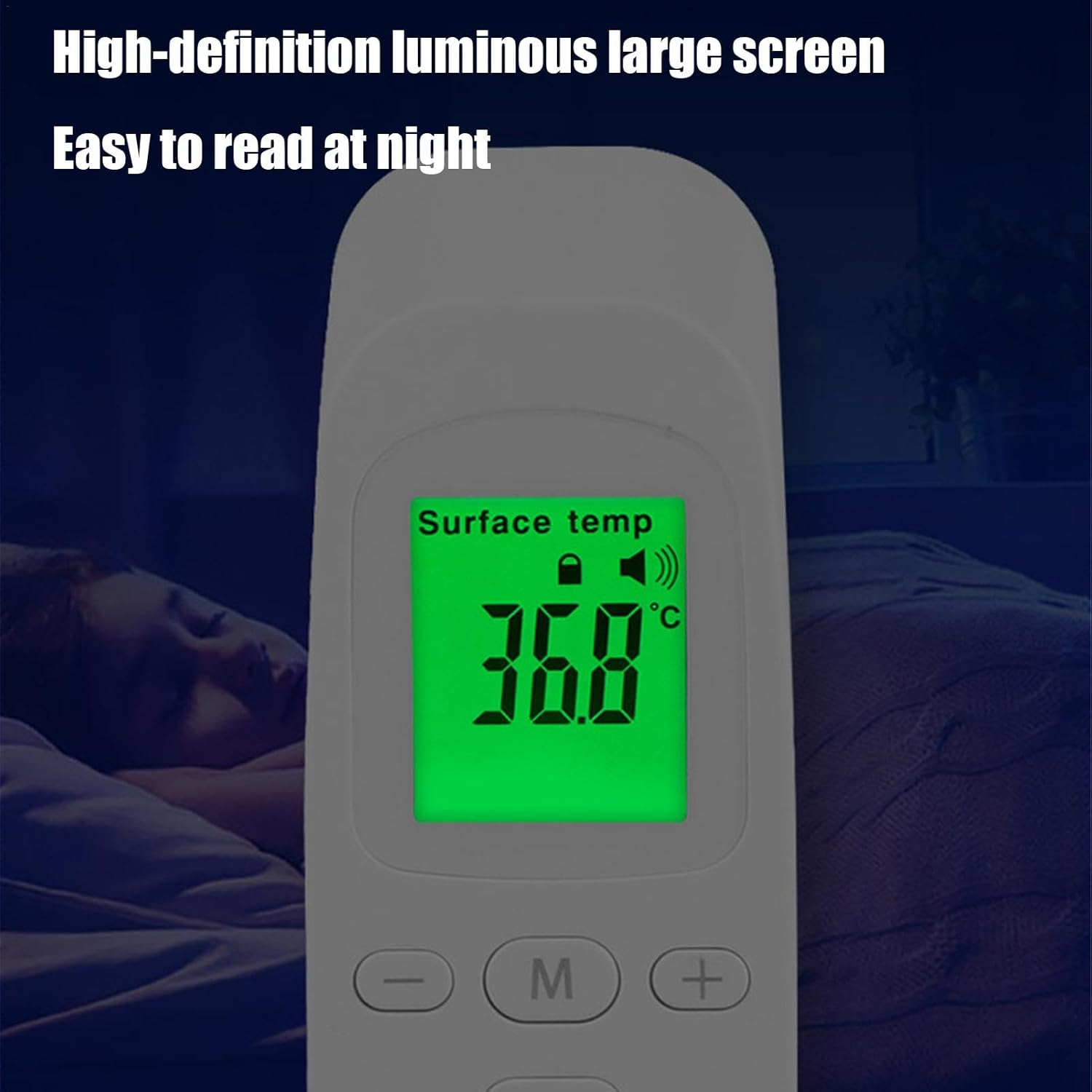 Human Infrared Temperature Gauge - No Touch Temperature Gauge,Forehead Temperature Gauge, Digital Temperature Gauge for Adults and Kids, Fever Check Temperature Gauge