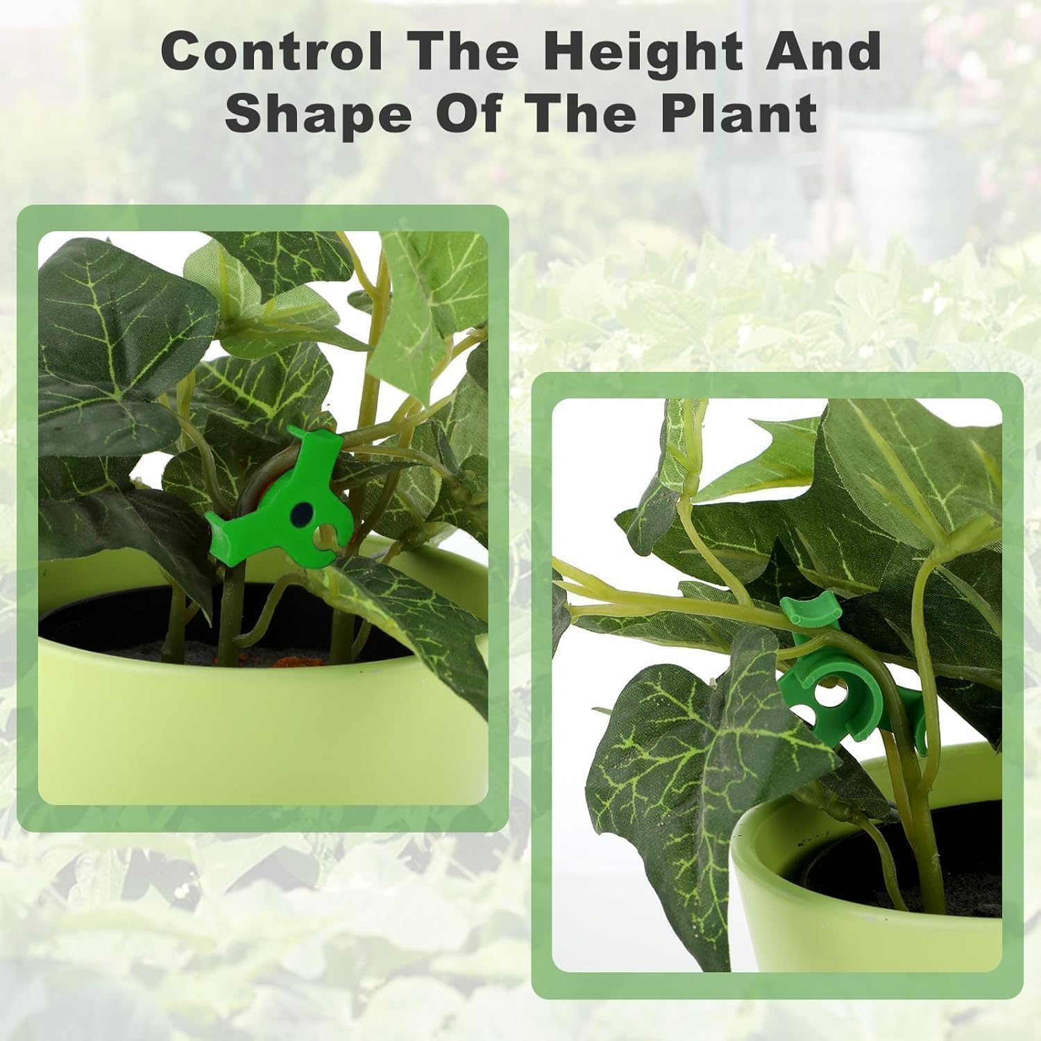 90 Degrees Plant Stem Trainer Clips, 40Pcs Plant Training Clips Plants Bud Bender,Low-Stress Plants Training Clip,90&deg; Planting Stem Bender Low Stress Planting Branch Trainer Clips for Flower, Green image number 6