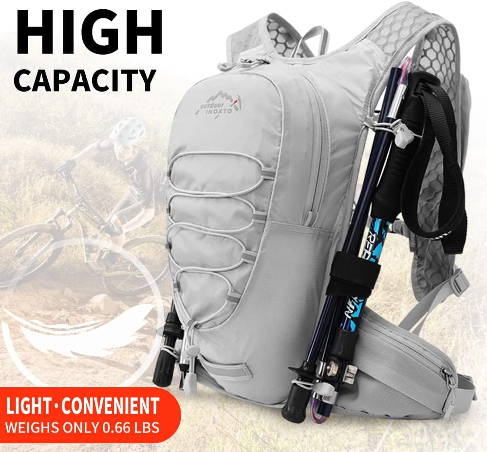 Running Hydration Vest for Men Women Water Backpack for Running 3L Running Hydration Pack for Trail Running Marathon Race Hiking image number 1