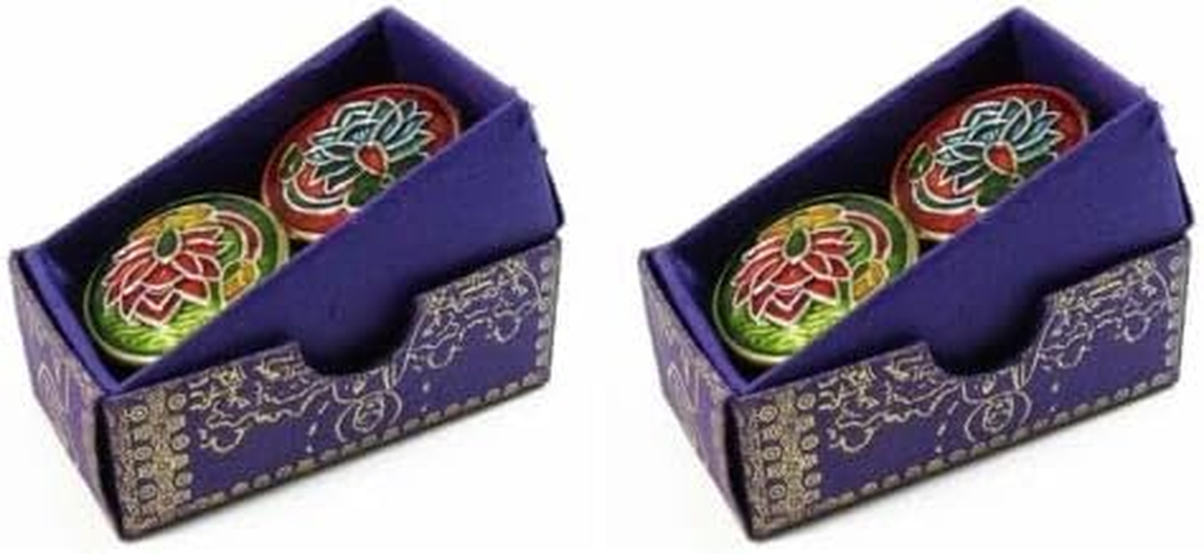 RSGM Natural Solid Perfume in Mini Brass Jar 4Gm (Pack of 2) (Sandalwood)