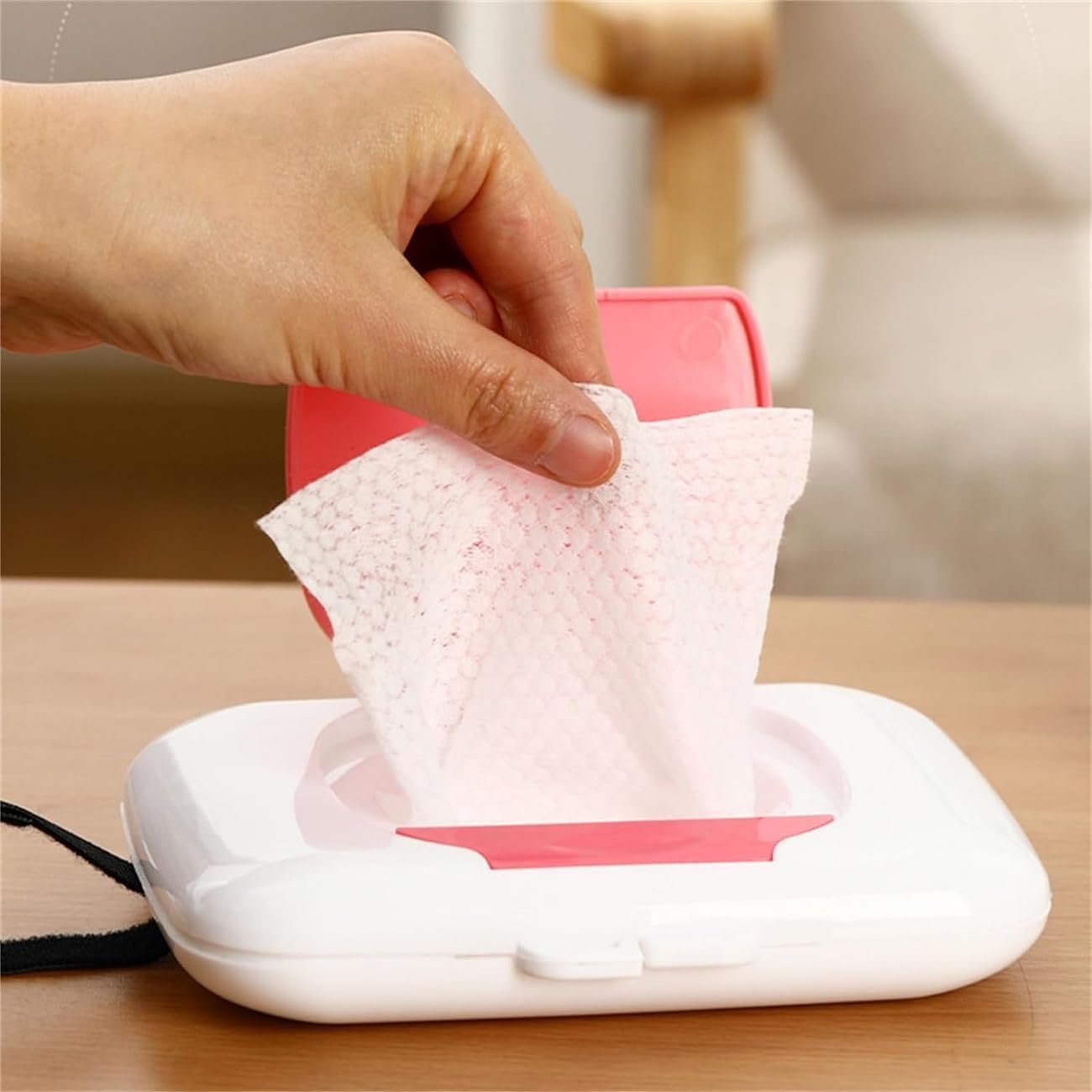 WADY 3Pcs Wipe Dispenser, Refillable Wipes Case, Wet Tissue Box, Easy Open Close Wipe Container (Color A) image number 3
