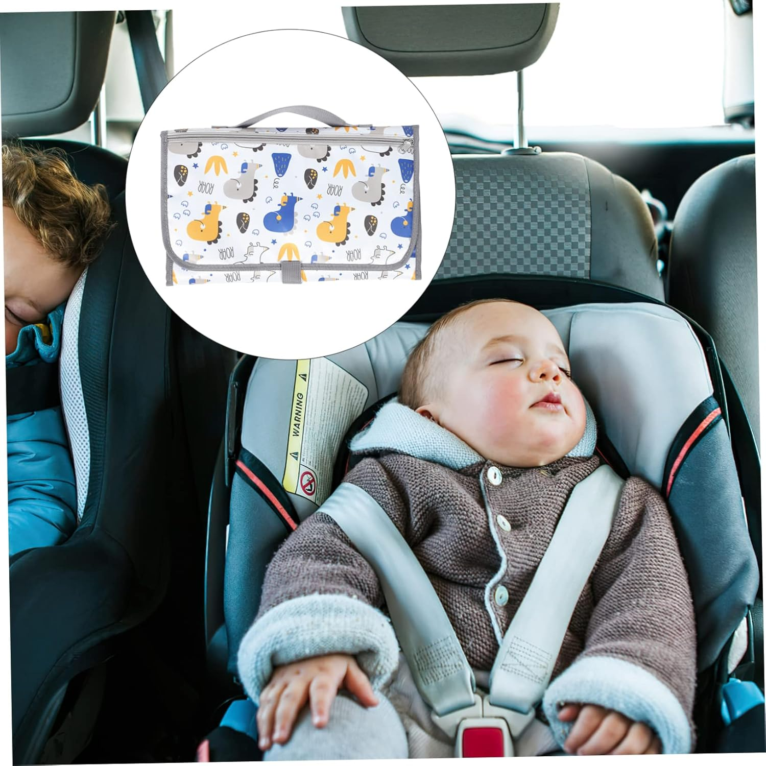 Portable Diaper Changing Mat Lightweight Changing Pad for Travel Durable Design Easy Clean for Go Diaper Changes image number 3