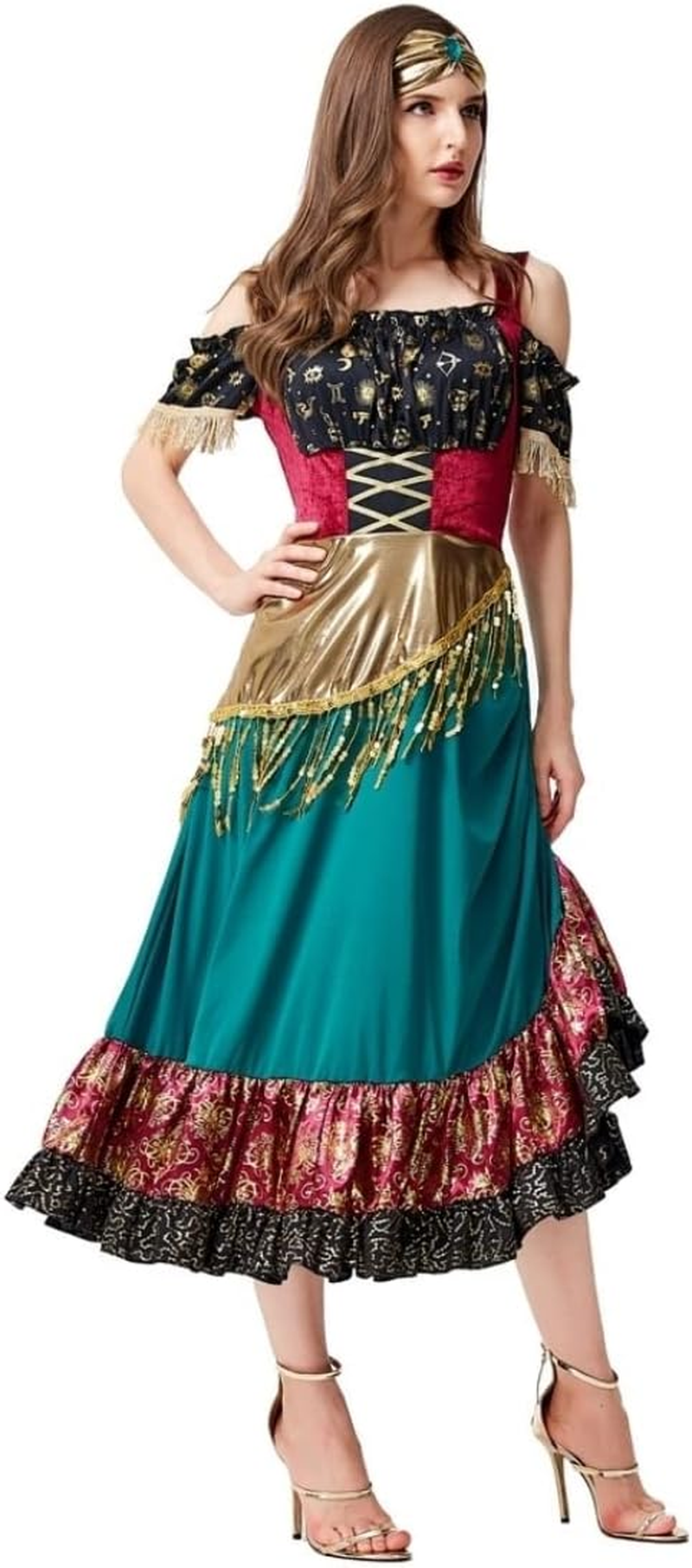 Costume Bay Womens Greek Roman Fever Goddess Toga Womens Cleopatra Fancy Dress Halloween Costume Fancy Dress Carnival Women Cosplay Costume image number 6