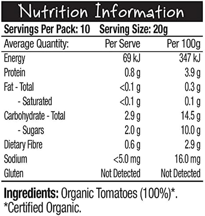 Global Organics Tomato Paste 200 G image number 4