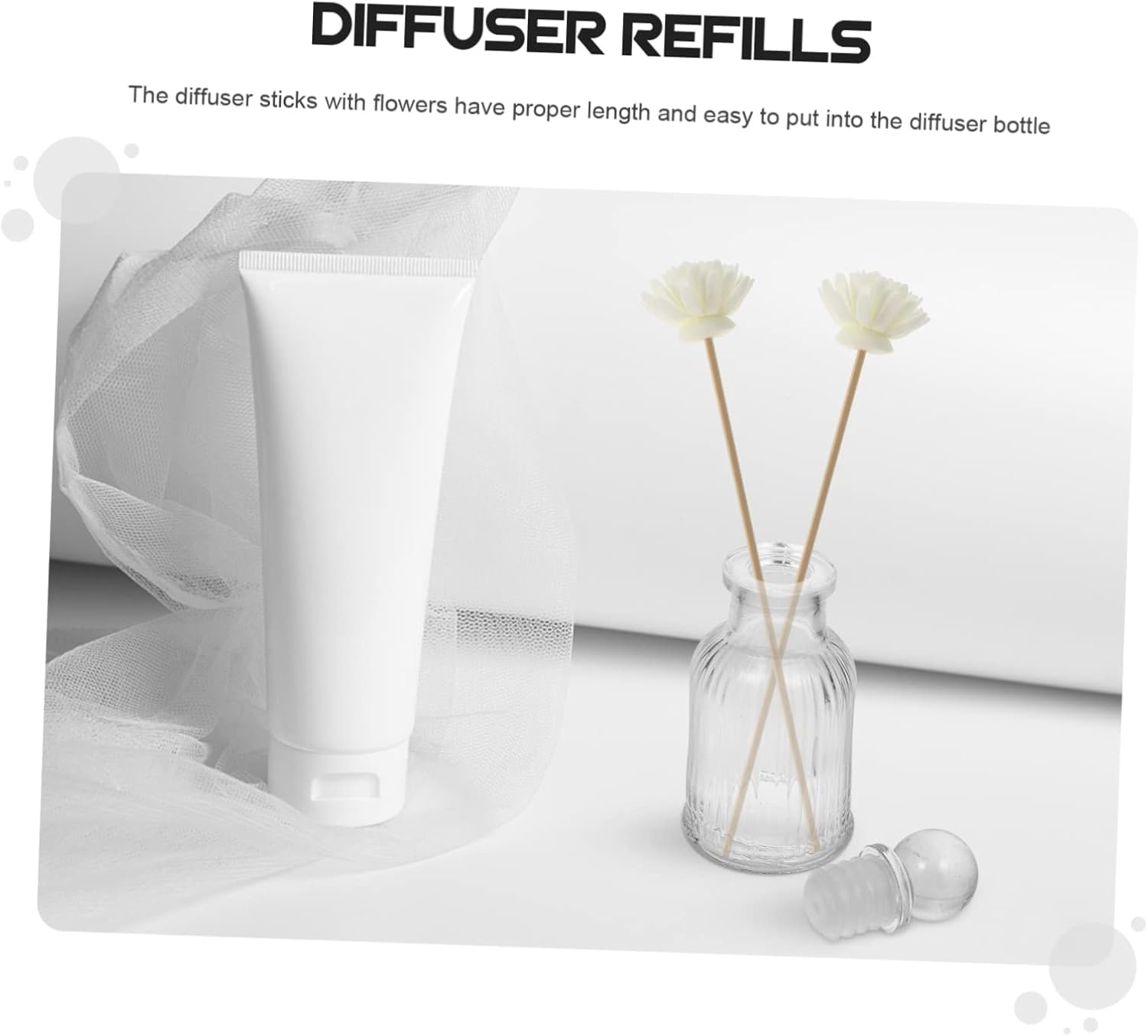 24Pcs Aromatherapy Dried Flowers Diffuser Flowers Aroma Diffuser Sticks for Shower Aromatherapy Natural Potpourri Supplies image number 4