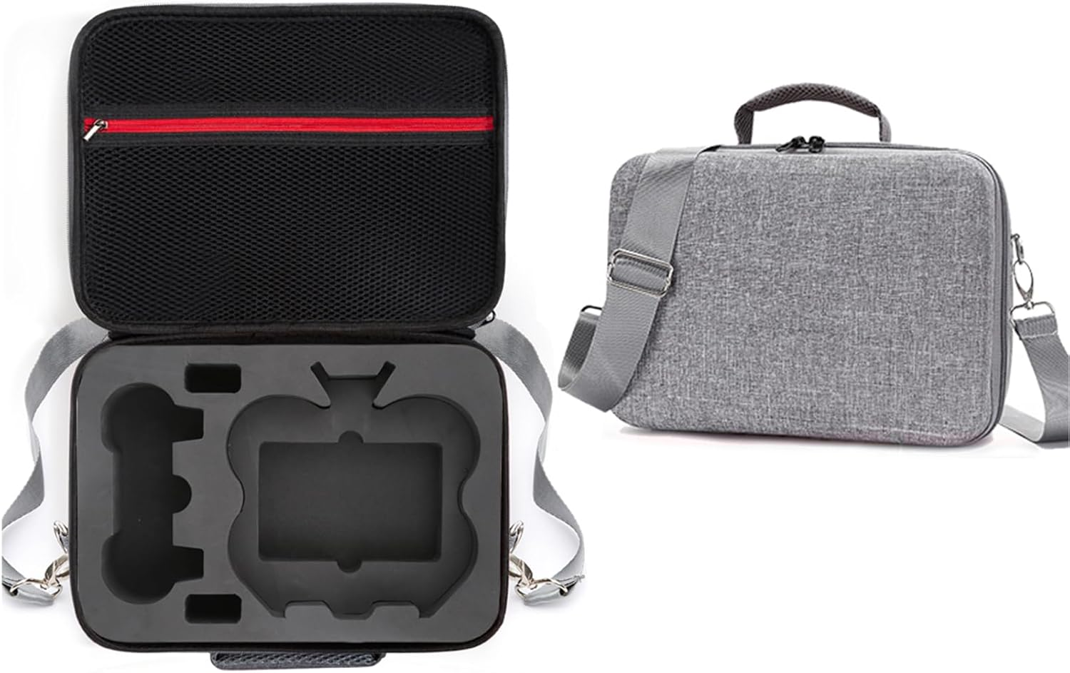 Zlit Carrying Case for DJI NEO 2 Drone Fly More Combo Travel Portable Shoulder Bag Storage Case (Grey) image number 6