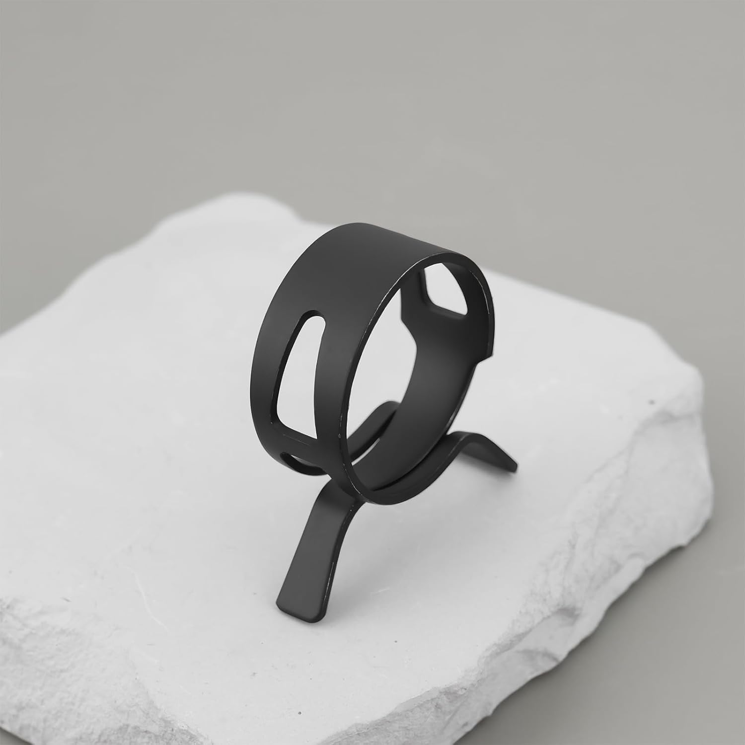 Emagtech 10Pcs 25Mm Hose Clamp Spring Strap for Hose 25X12X1.2Mm Black image number 3