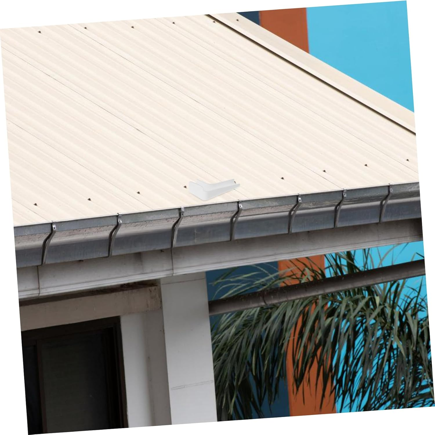 Gatuida 4Pcs Rv Gutter Spouts Roof Gutter Rainwater Rv Rain Spouts Accessory Left Right - White image number 2