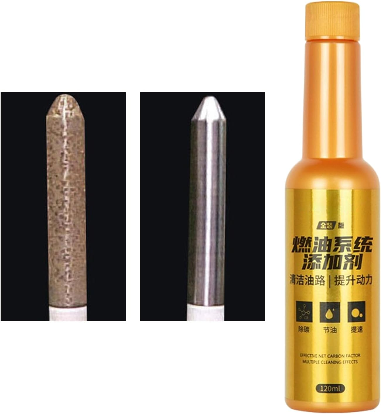 Engine Carbon Cleaner | 120Ml Oil Additive Pipe Carbon Removal,Auto Engine Cleaner | for Performance Restoration Routine Maintenance Startup Issues Emission Test image number 3