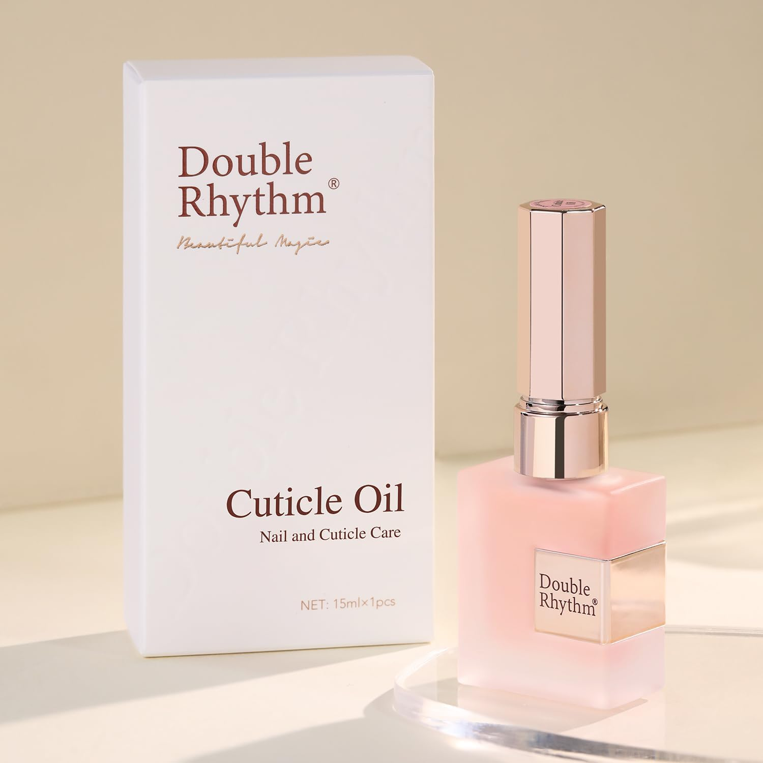 Double Rhythm Natural Cuticle Oil Revitalizing for Nails, Cuticle Softener (Cuticle Oil) image number 2