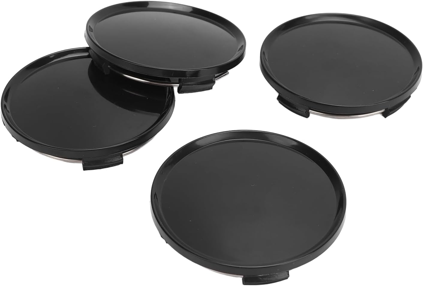 Car Rim Hub Center Cap, Easy to Install 63Mm Wheel Hub Center Cap Stylish Look with Metal Clamp/Holder for Vehicles image number 2