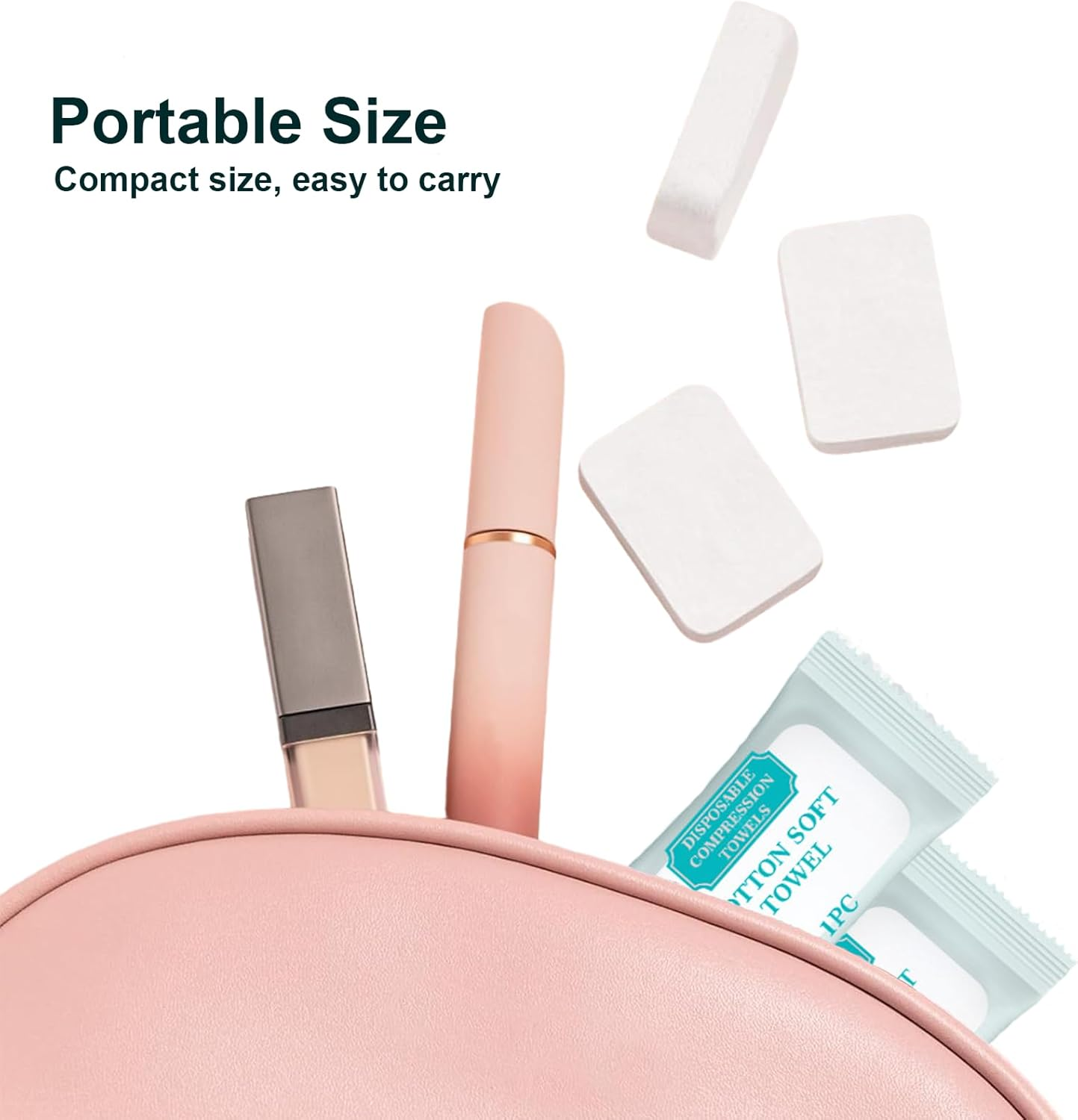 20PCS Compressed Towels Disposable Magic Towel Tablets, Thick Reusable Washcloths for Travel, Camping, Hiking, Outdoor Sports, Beauty Salon Hotel Use