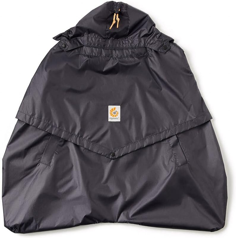 Ergobaby Wind Cover and Rain Cover, Wind Protection and Rain Cover for All Ergobaby Baby Carriers, Water-Repellent Cover, Charcoal image number 1