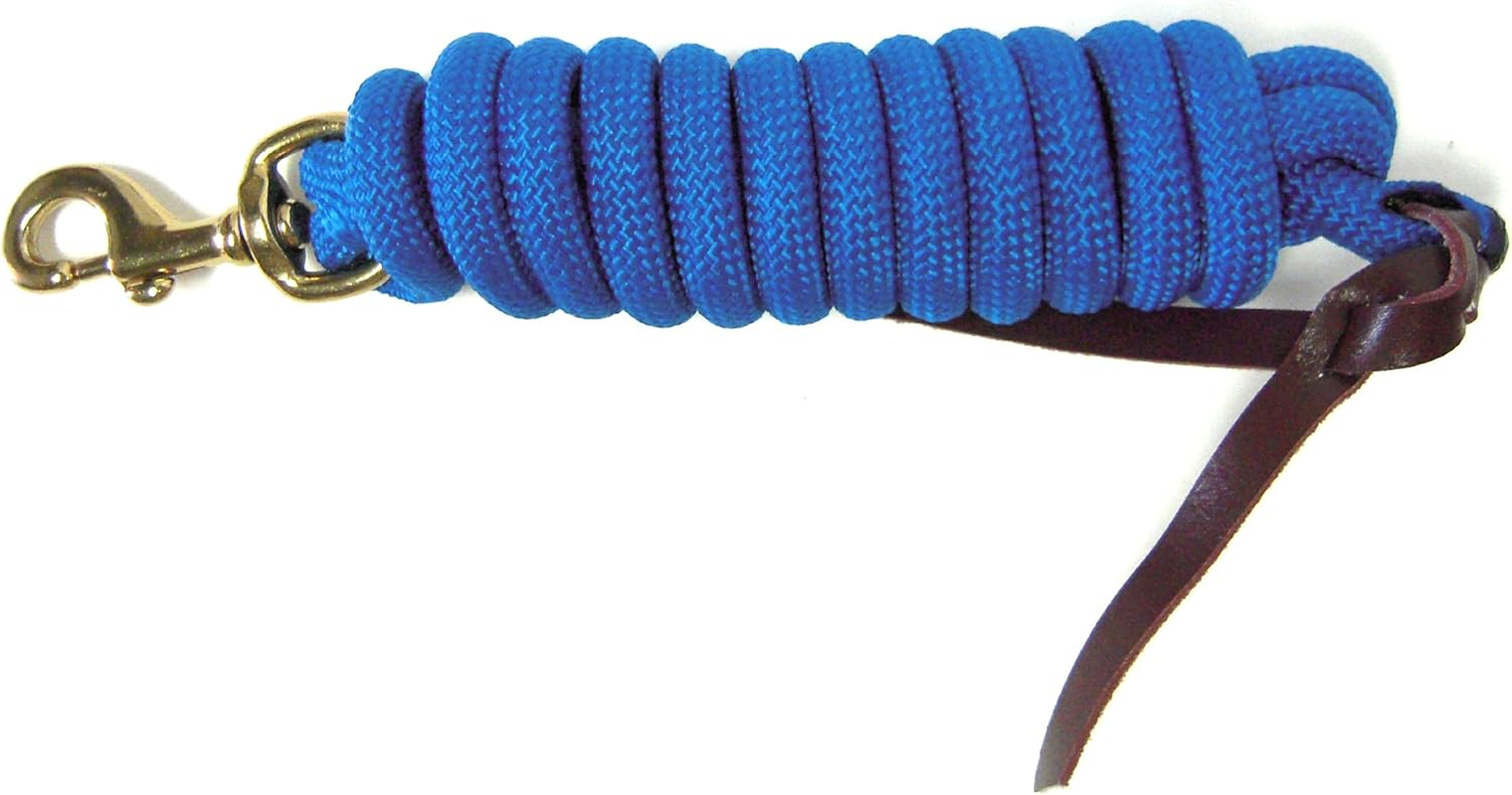 Hamilton Cowboy Braided Rope Lead, Tan, 5/8" Thick X 10' Long