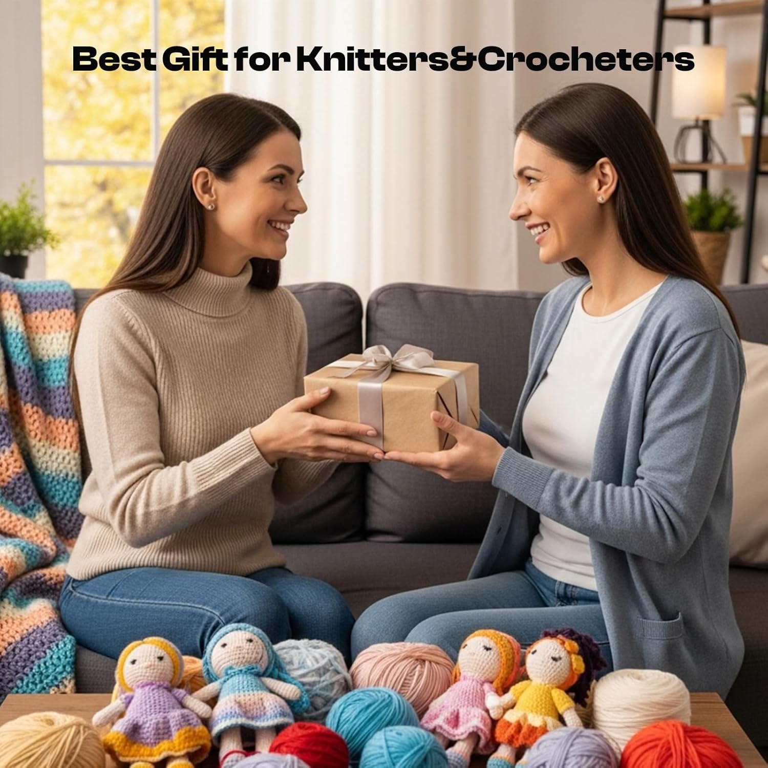 Caydo Yarn Winder with Tension Spring, One Hand Operated Winders, 4-7Oz Efficiently Compact Cake Roller for Crocheting, Portable Ball Spinner for Crocheters, Ideal Helper for Craft Lovers(Purple) image number 4