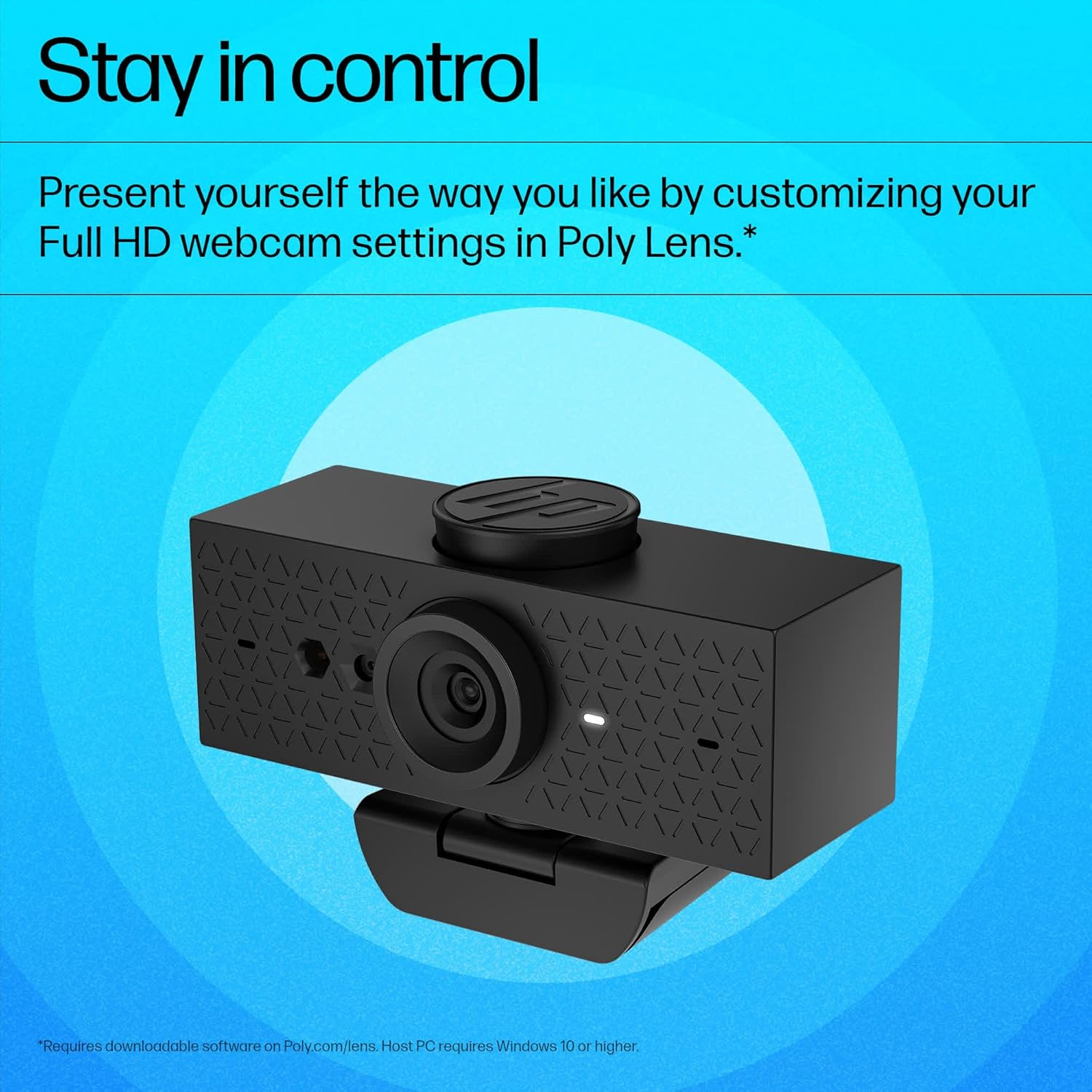 HP 620 FHD Webcam, Black