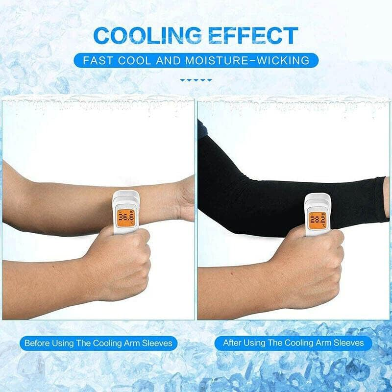 3 Pairs Cooling Sport Arm Stretch Sleeves Sun UV Protection Covers Cycling Golf - Breathable, Moisture-Wicking Stretch Fabric