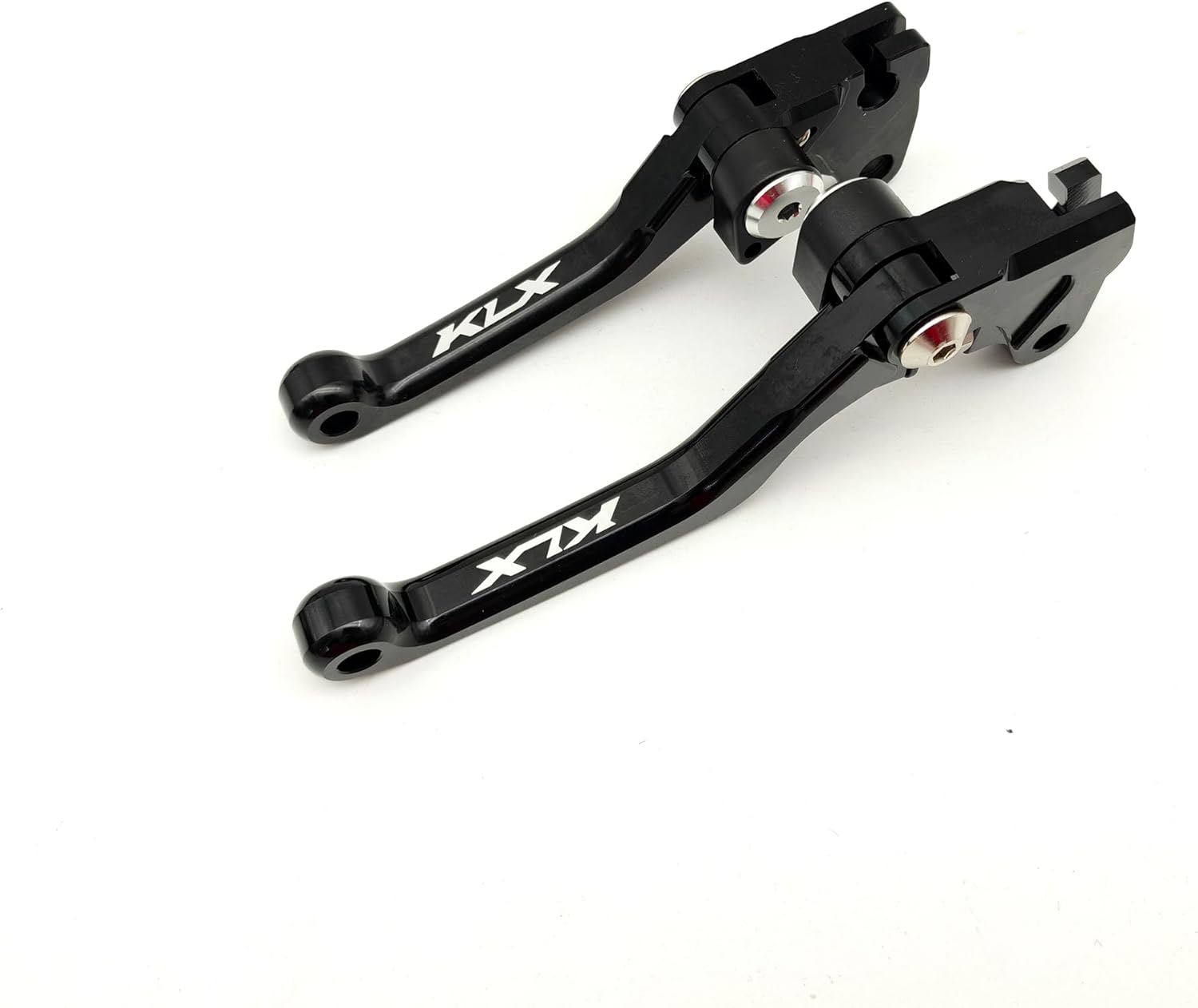 OEM Replacement Brake Clutch Levers for Kawasaki KLX110 (2002-2025) | KLX110L (2010-2025) CNC Aluminum Adjustable Handlebars | Motorcycle Control Lever Set with Easy Install (Matte, Green)