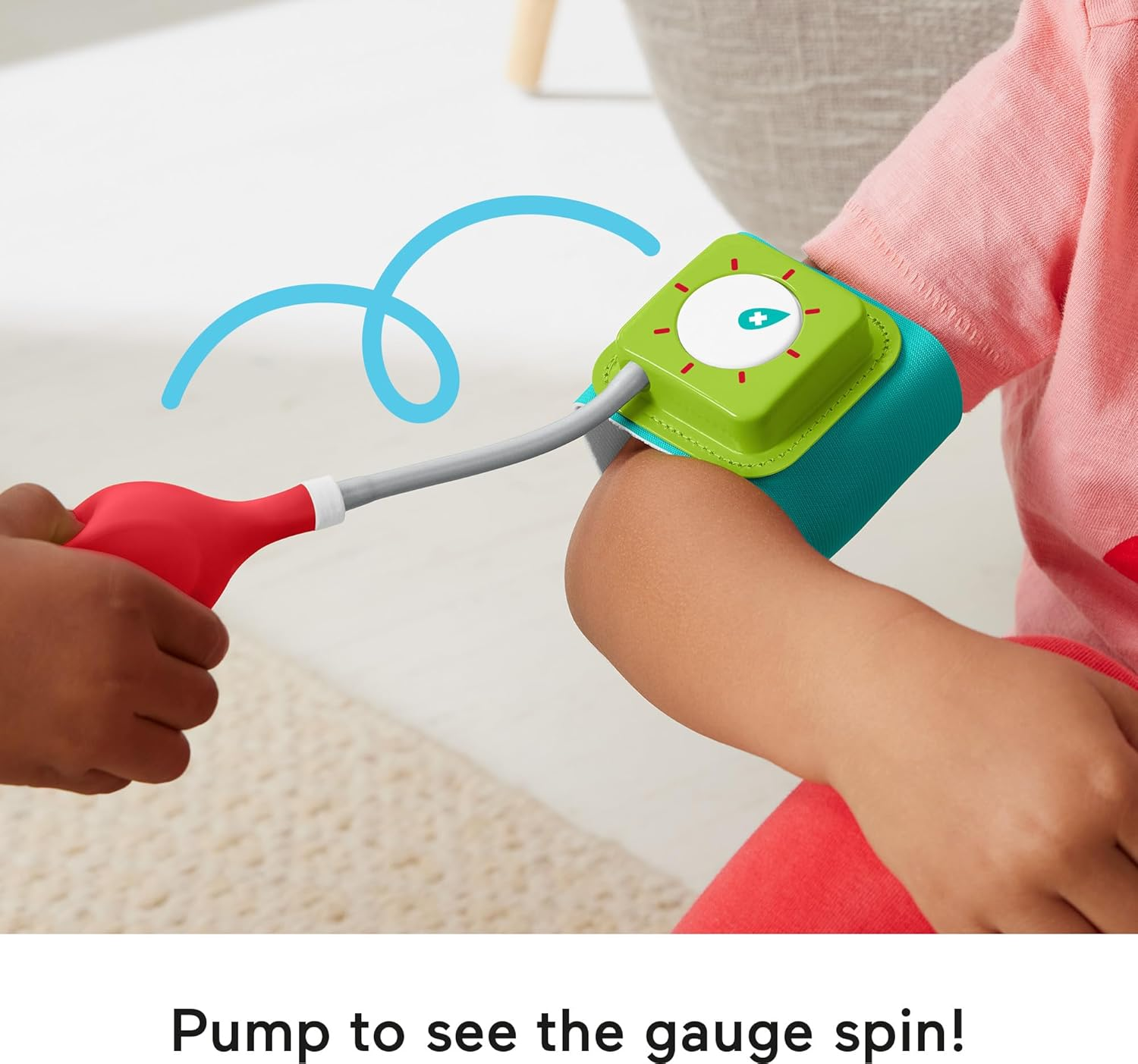 Fisher-Price Preschool Pretend Play Medical Kit 7-Piece Doctor Bag Dress up Toys for Kids Ages 3+ Years image number 3