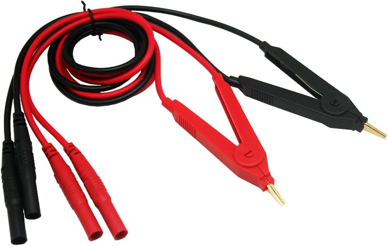 Aidetek VC480C Precision Milliohm Meters 4 Wire Kelvin Clip 0 Adjust Large LCD Backlit LCD Data Hold Manual Zero Display Adjust with Calibration Certificate