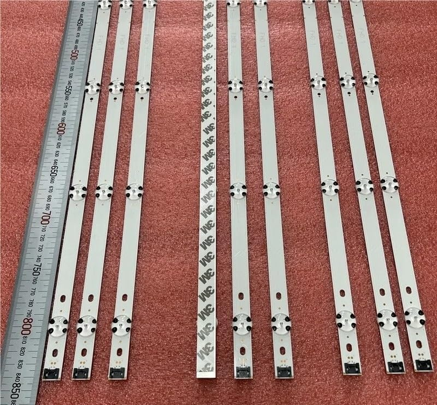 LED Backlight Strip(3) Compatible with LG 43LH5100 43LH615V 43LH7500 43LH604V 43LH570V 43LH590V 43LH510V 43LH5700 43LH630V 43LW540S 43LW641H (Color : 30 PCS for 10 TV)