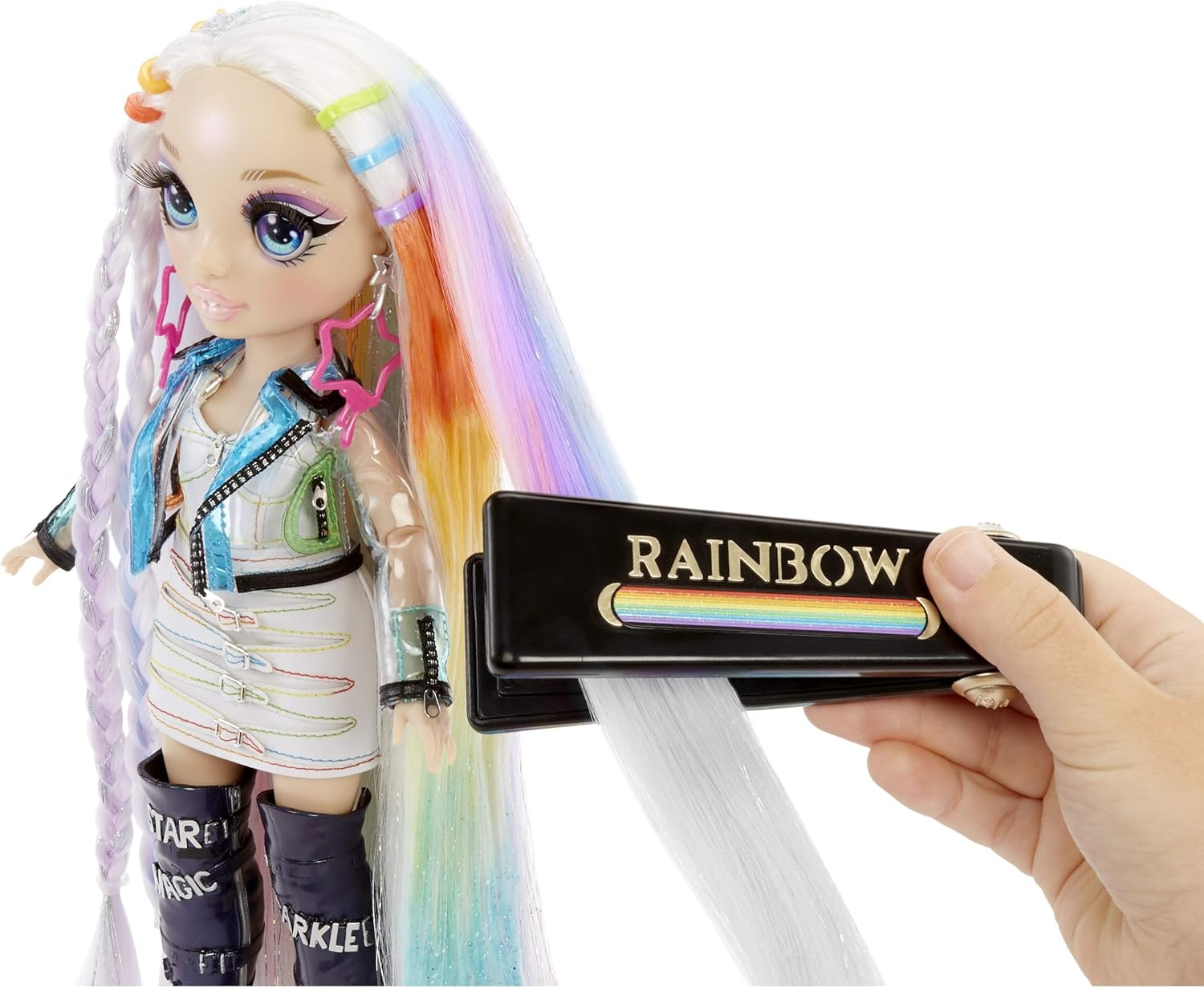Rainbow High Hair Studio Exclusive Doll - Amaya Raine - Features Extra Long Hair and Washable 5-In-1 Colours image number 5