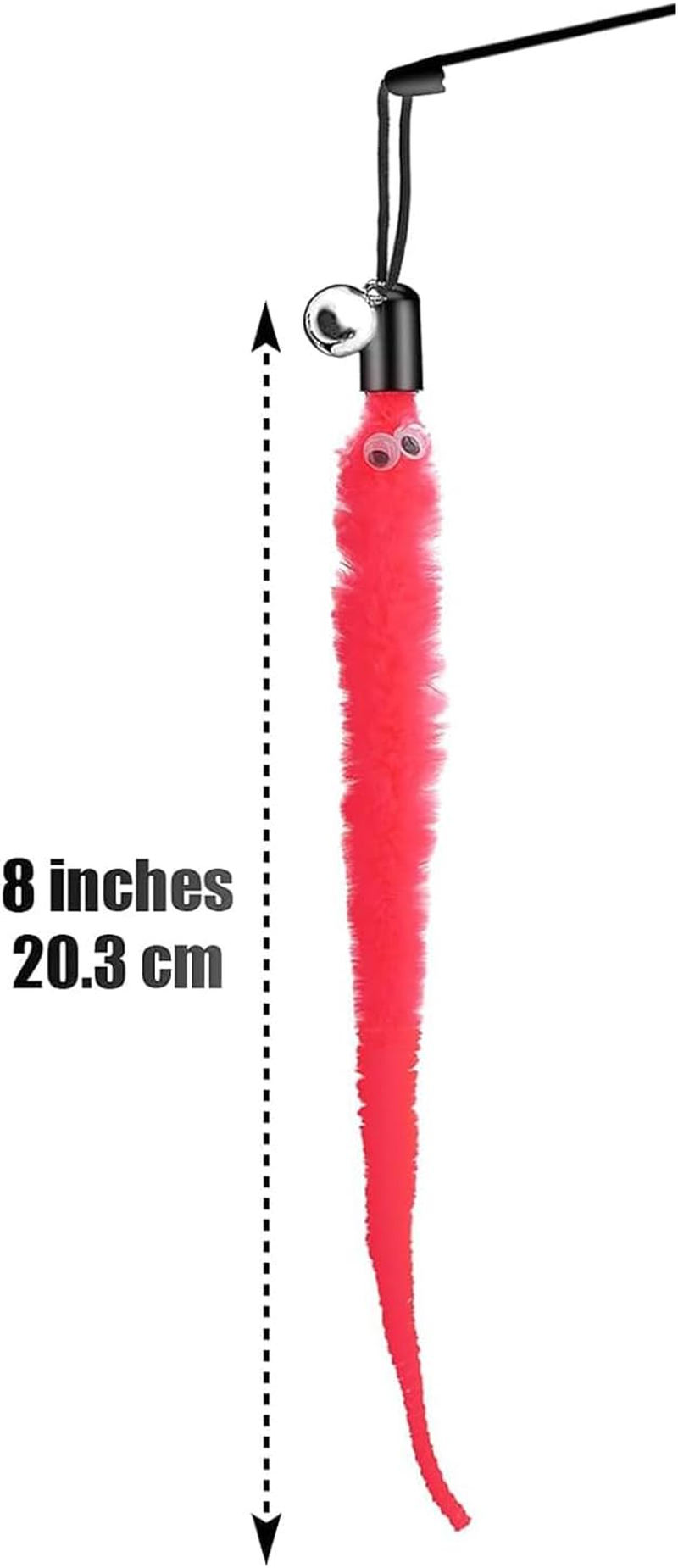 Cat Toys for Cats, Feathers for Cats, Interactive Toys for Cats, Magic Wand Replacement Accessories, Pack of 12 image number 3