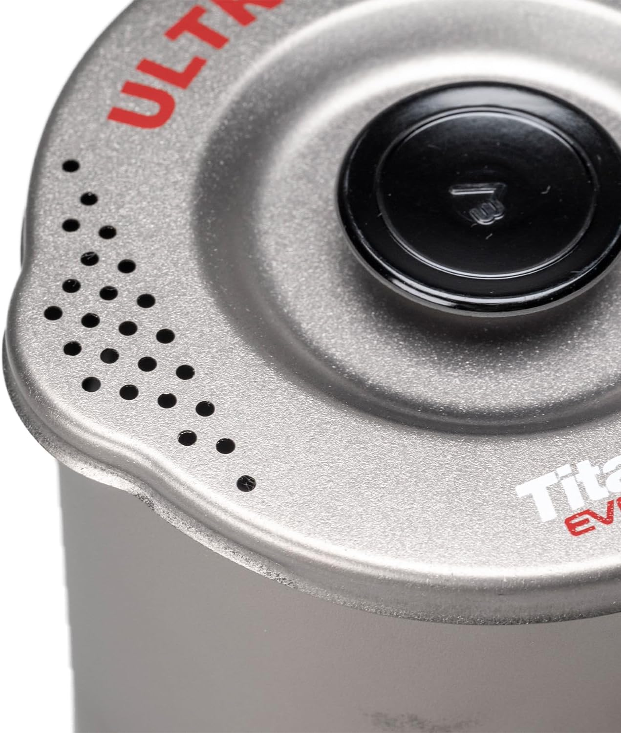 EVERNEW Titanium Lightweight Pasta Camping Pot with Strainer Lid, 1000, Medium image number 5