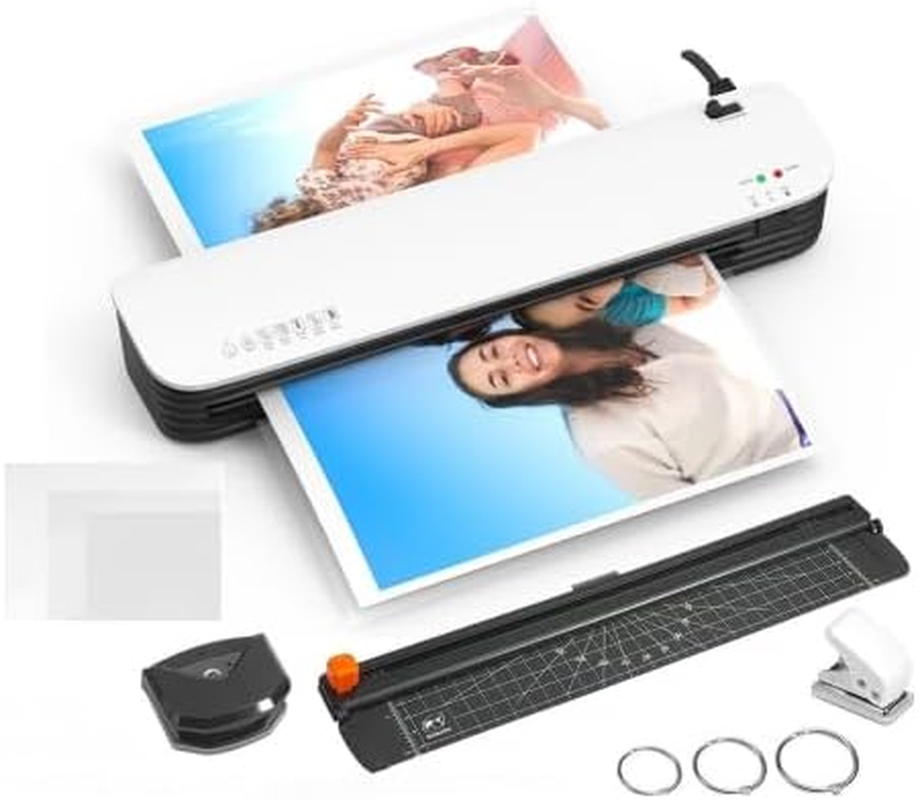 VYNTEL Intelligent Laminator Kit, A3 Hot and Cold Dual-Mode Temperature-Controlled Laminating System with A4/A5/A6 Laminating Pouches Corner Rounder,Home Office School, AU Plug image number 1