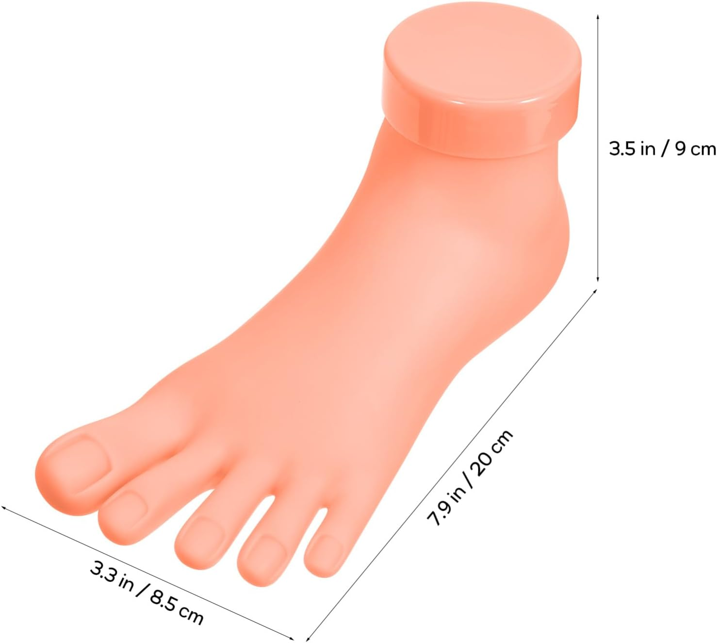 KAILIKETIY Nail Art Foot Model Nail Art Practice Model Manicure Tools Real Skin Touch image number 3