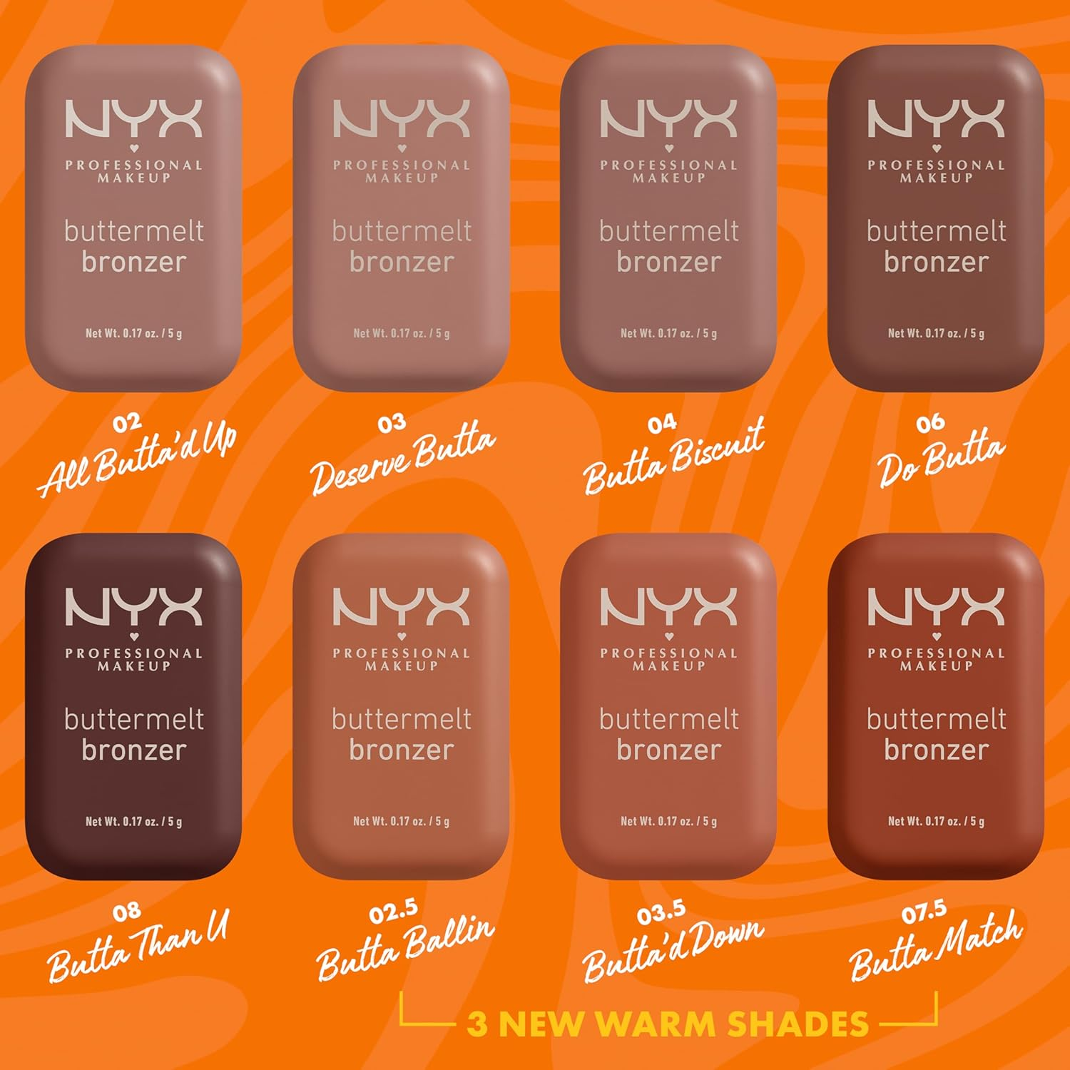 NYX Professional Makeup BUTTERMELT BRONZER BUTTA than U (Pack of 2) image number 6