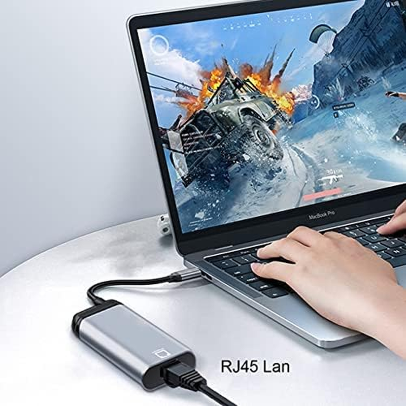 NFHK USB-C Type-C USB3.1 to 1000Mbps Gigabit Ethernet Network LAN Cable Adapter for Laptop image number 2