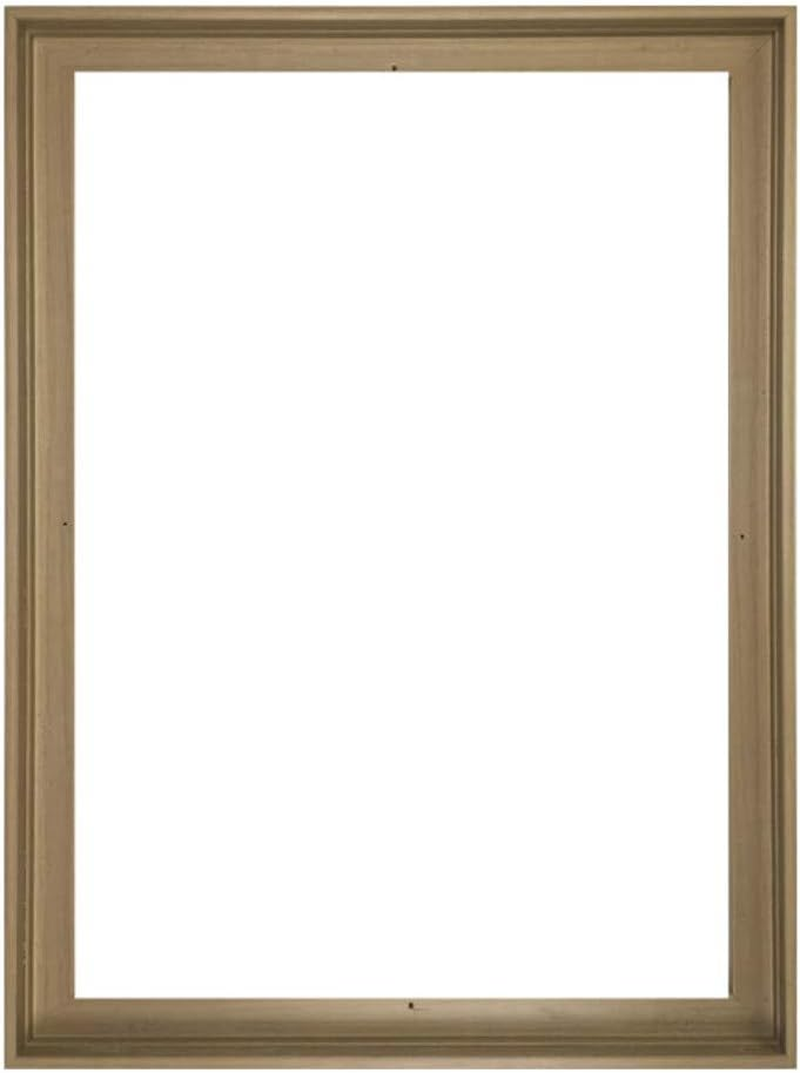 GVS-ART DIY Floating Frame for 40.7X50.8Cm/16X20 Stretched Canvas,0.6-0.8"/1.5-2Cm Deep.Picture Art Wall D&eacute;cor,Art Canvas Brown Frame,A Frame Kit,Cut to Pieces,No Canvas Included image number 2